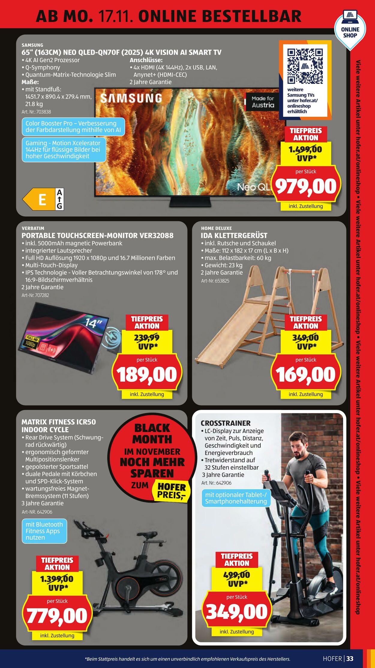 Prospekt Hofer 14.11.2025 - 20.11.2025