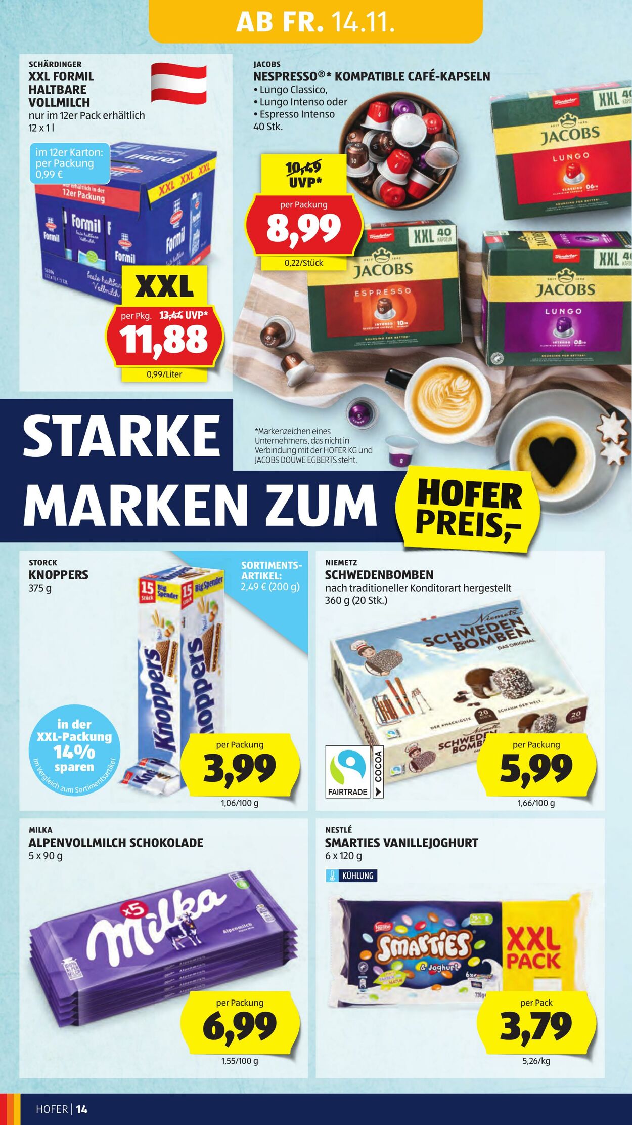 Prospekt Hofer 14.11.2025 - 20.11.2025