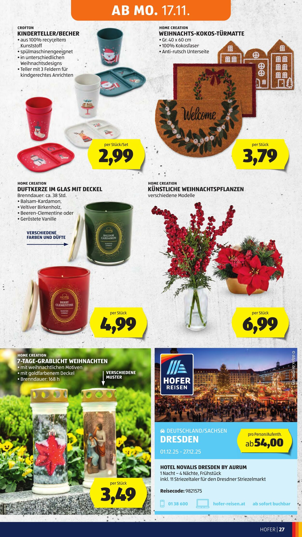 Prospekt Hofer 14.11.2025 - 20.11.2025