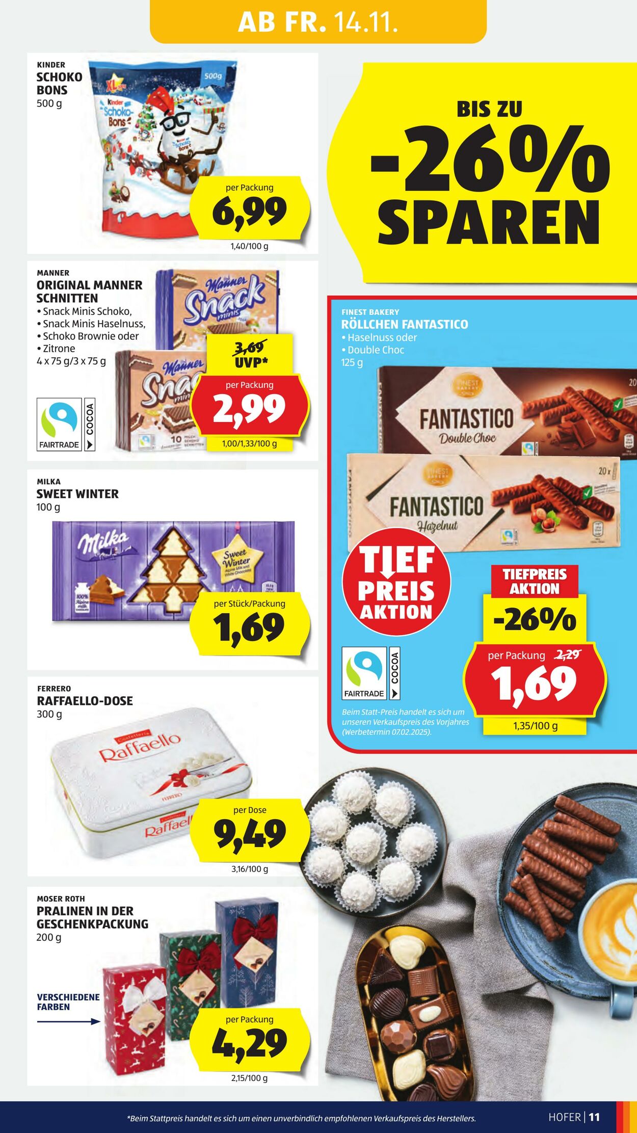 Prospekt Hofer 14.11.2025 - 20.11.2025