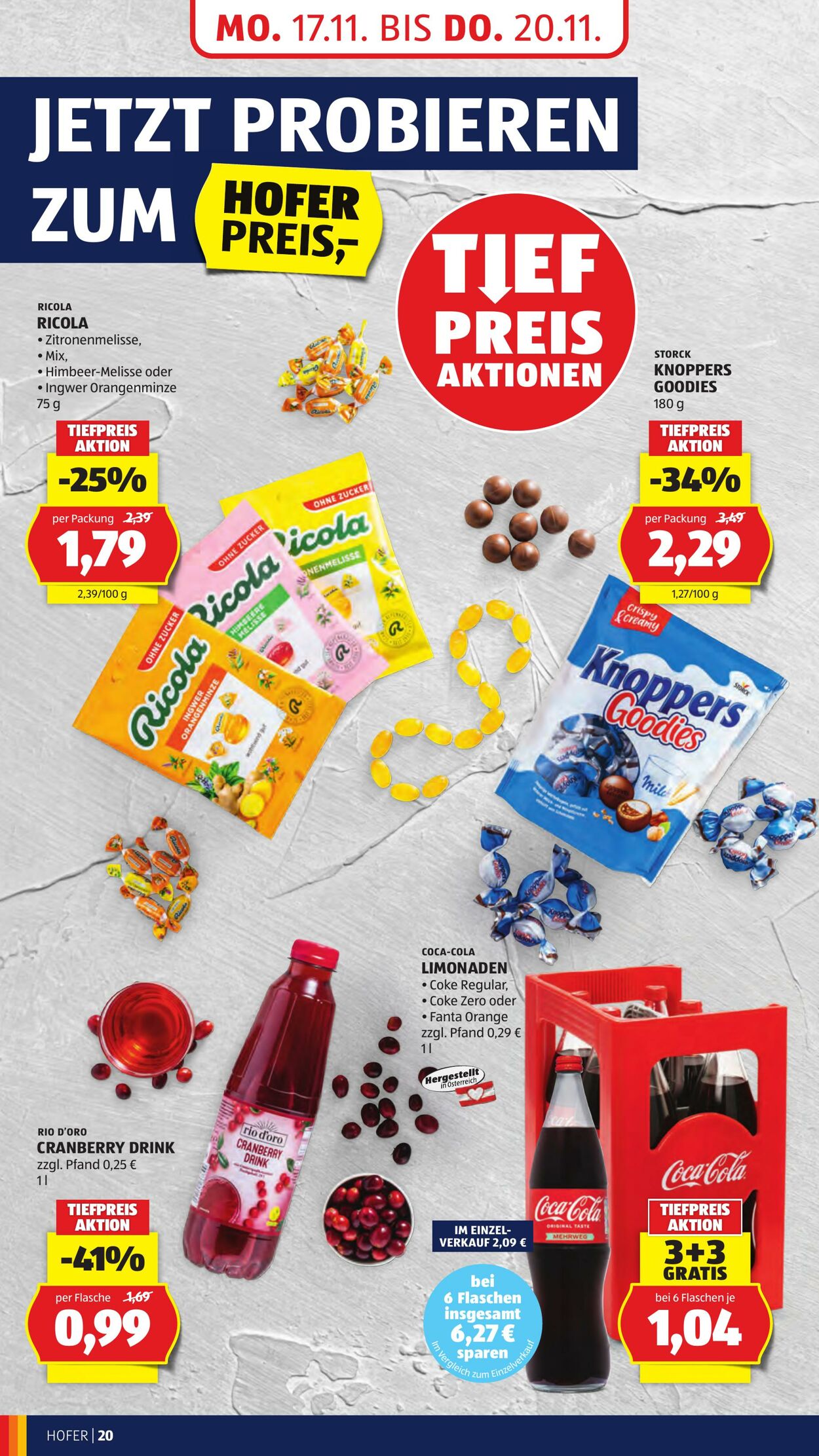 Prospekt Hofer 14.11.2025 - 20.11.2025