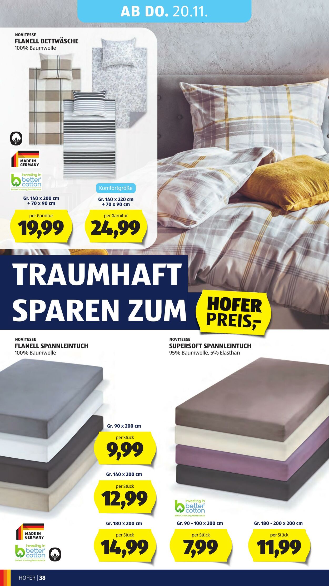 Prospekt Hofer 14.11.2025 - 20.11.2025