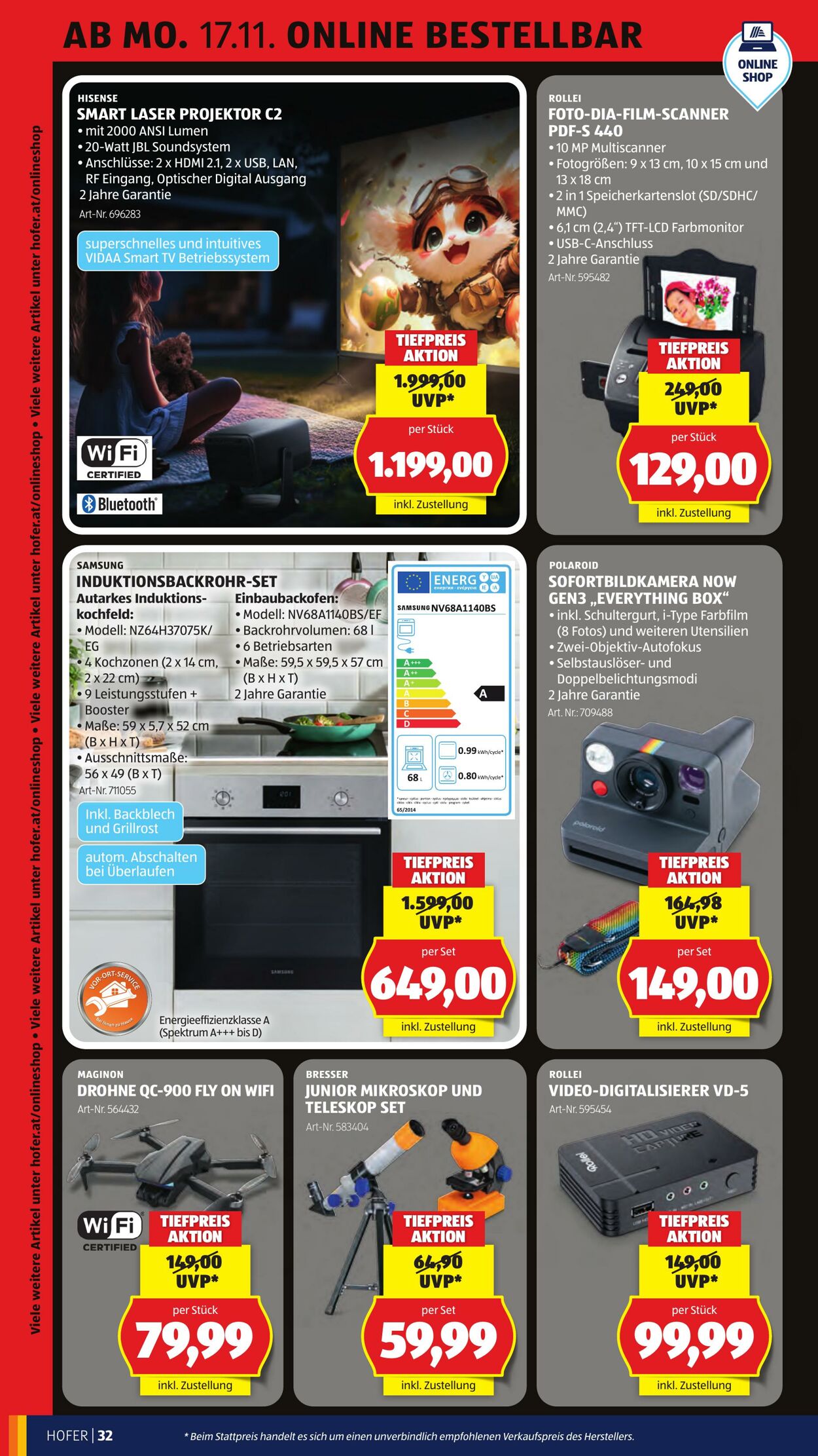 Prospekt Hofer 14.11.2025 - 20.11.2025