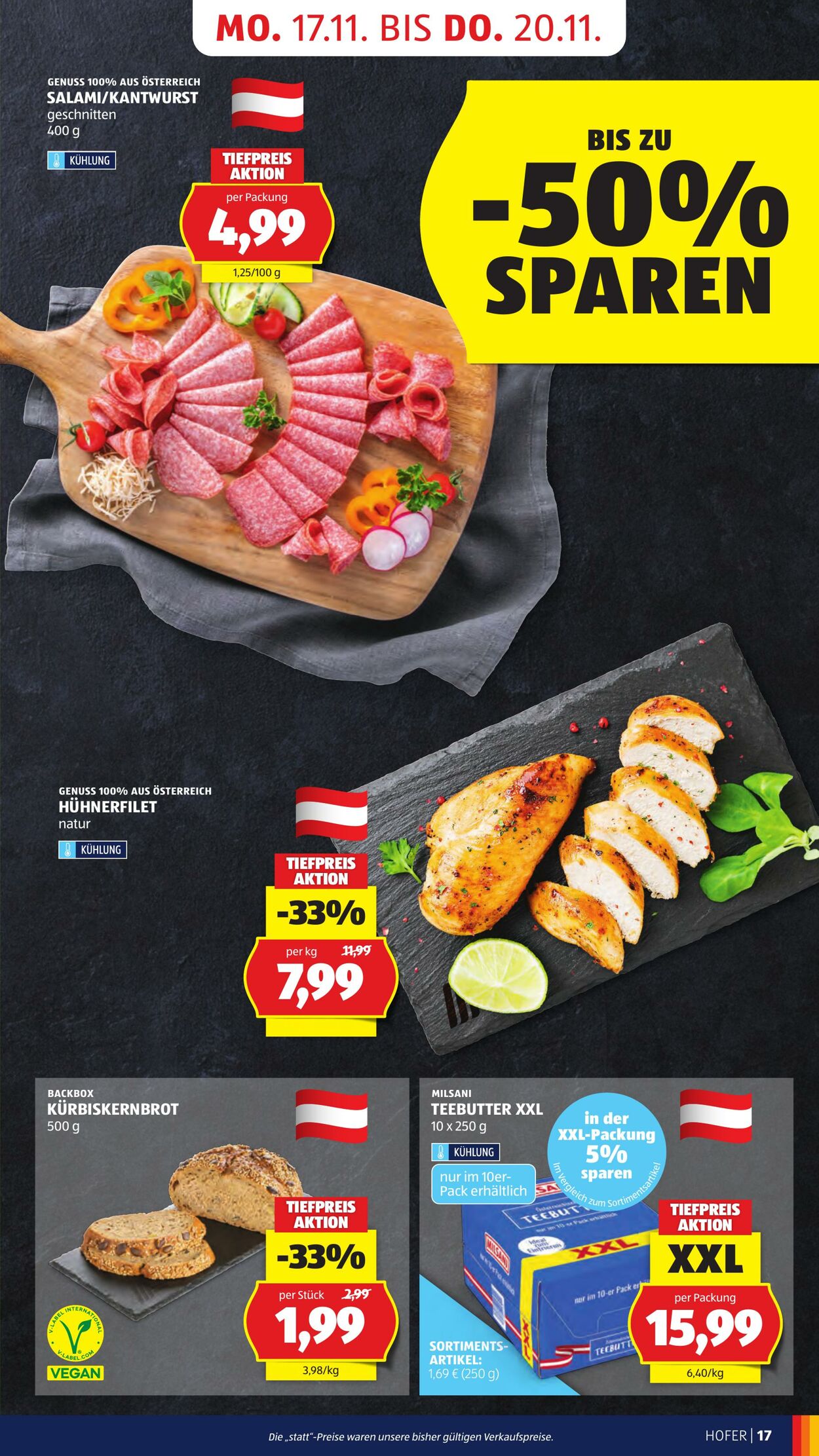 Prospekt Hofer 14.11.2025 - 20.11.2025