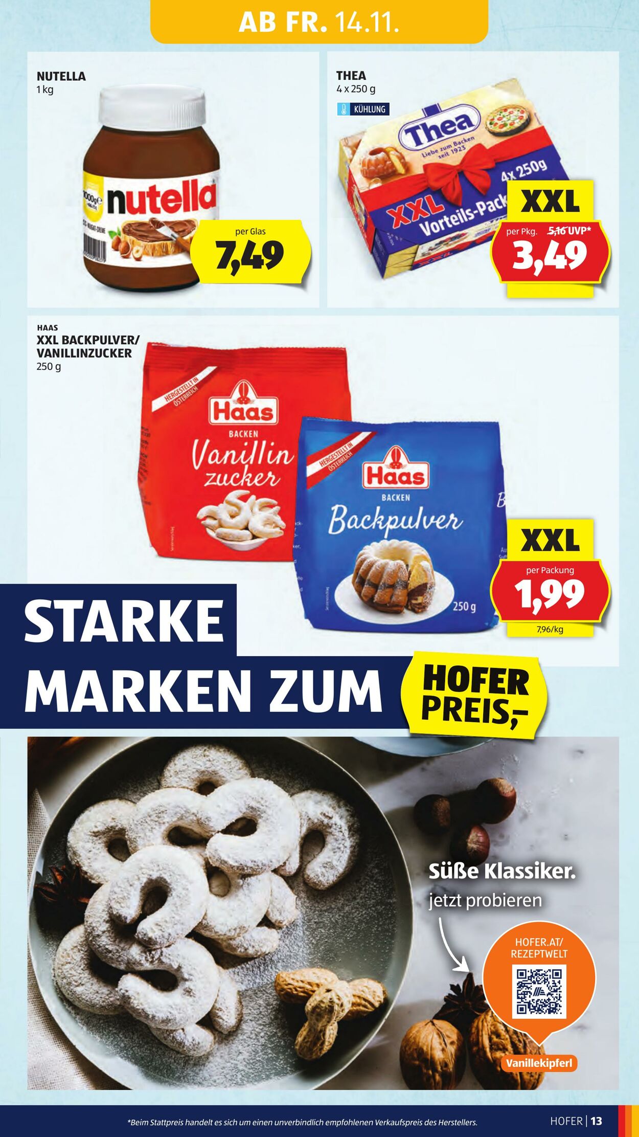 Prospekt Hofer 14.11.2025 - 20.11.2025