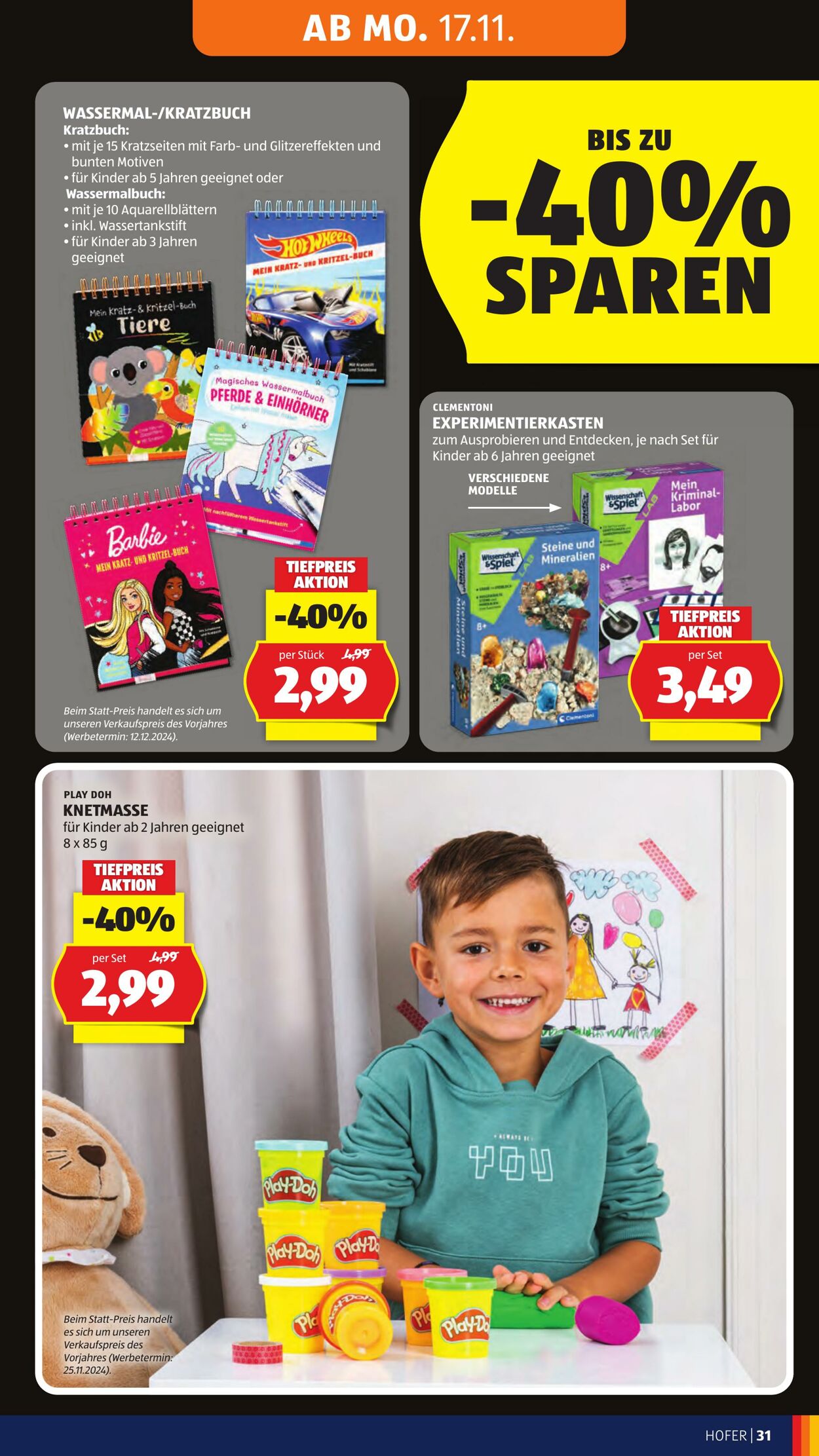 Prospekt Hofer 14.11.2025 - 20.11.2025