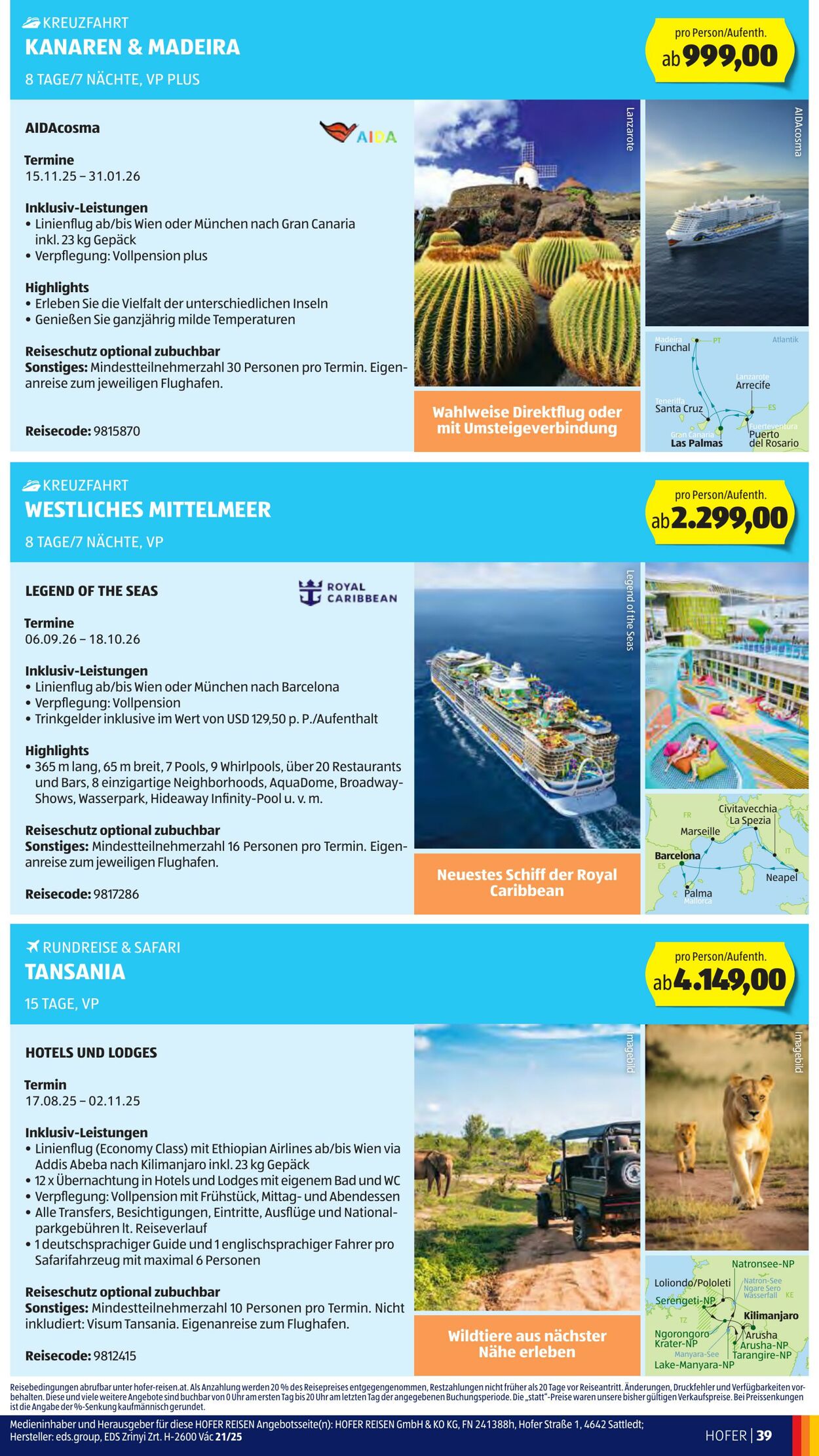 Prospekt Hofer 16.05.2025 - 22.05.2025