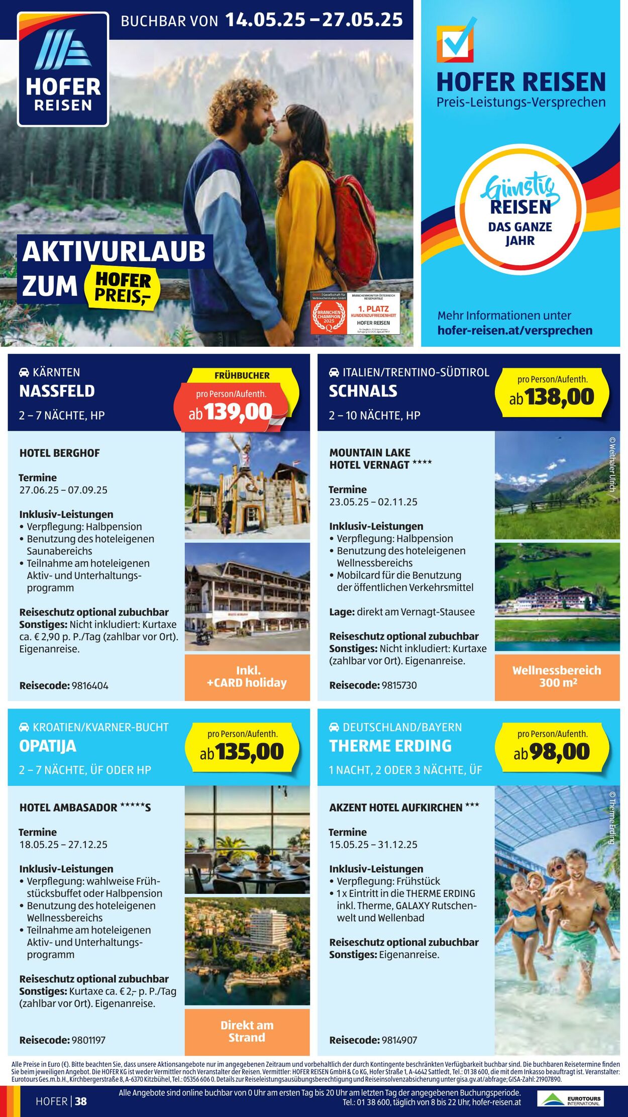 Prospekt Hofer 16.05.2025 - 22.05.2025