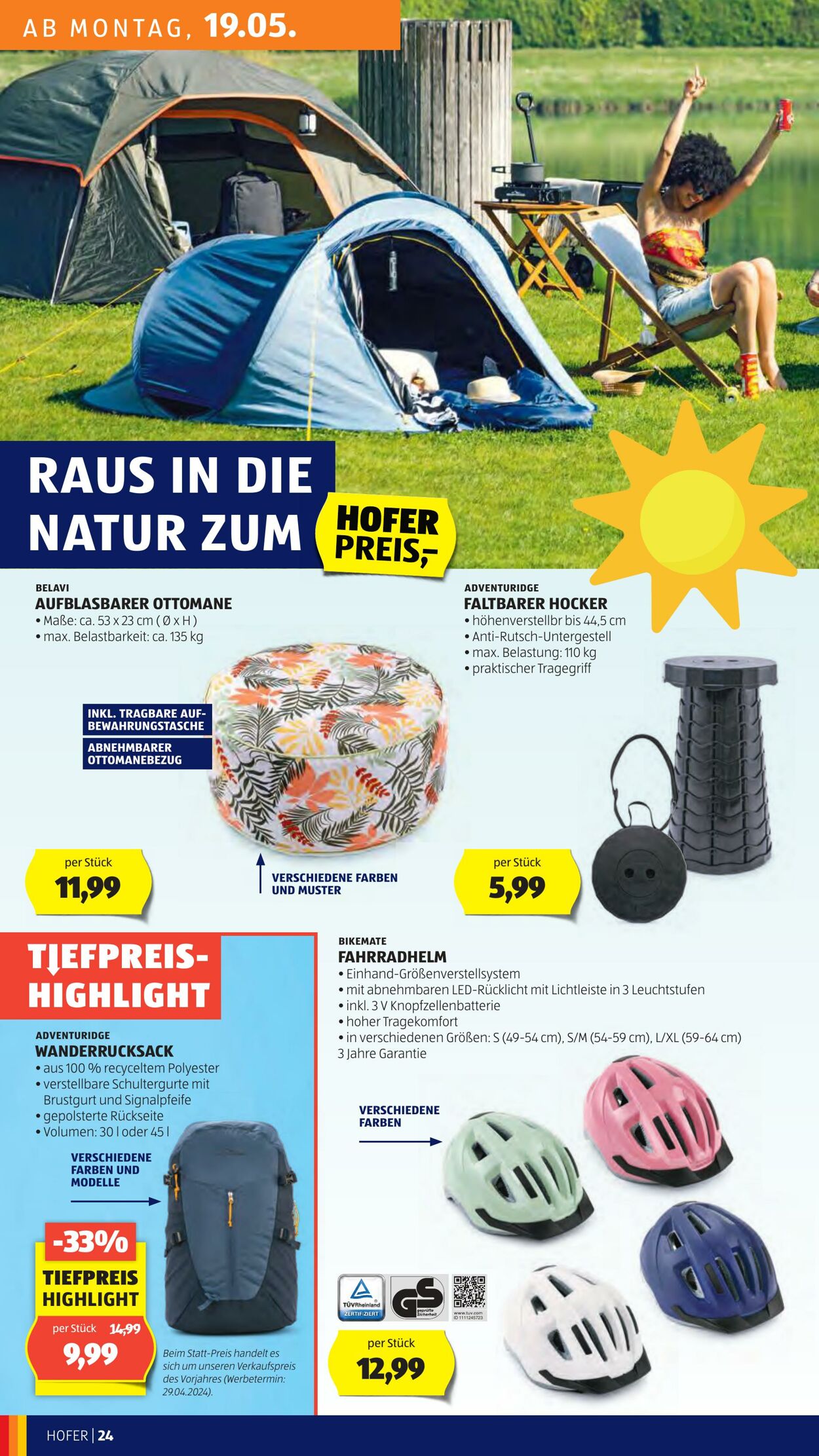 Prospekt Hofer 16.05.2025 - 22.05.2025