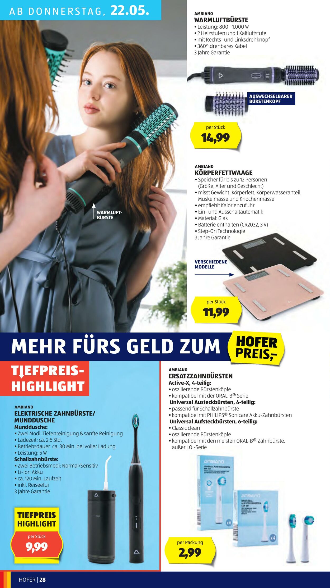 Prospekt Hofer 16.05.2025 - 22.05.2025