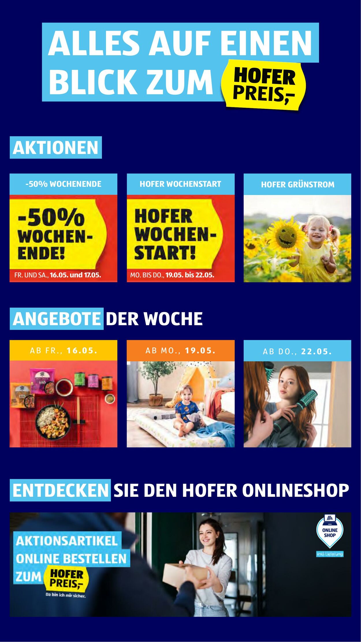 Prospekt Hofer 16.05.2025 - 22.05.2025