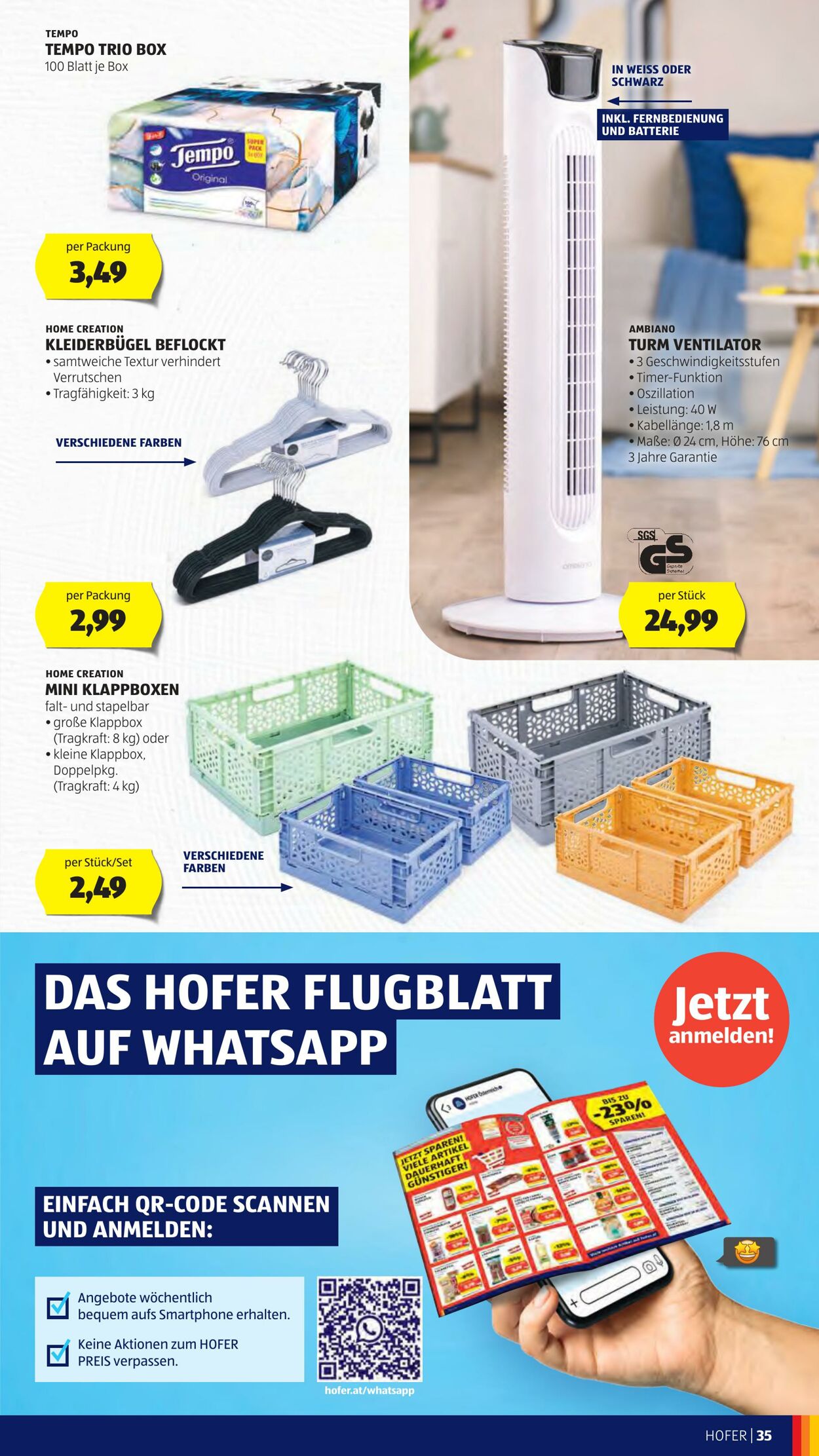 Prospekt Hofer 16.05.2025 - 22.05.2025