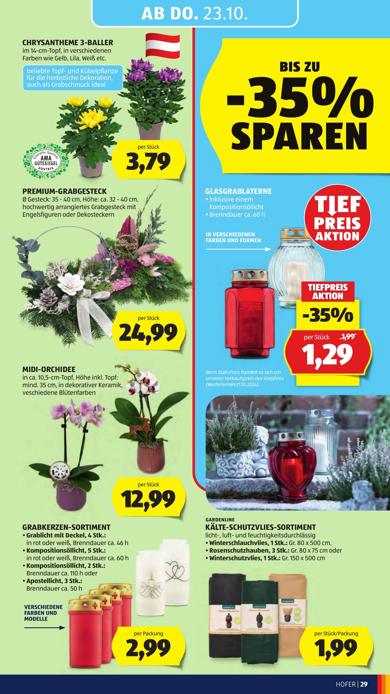 Prospekt Hofer 17.10.2025 - 23.10.2025