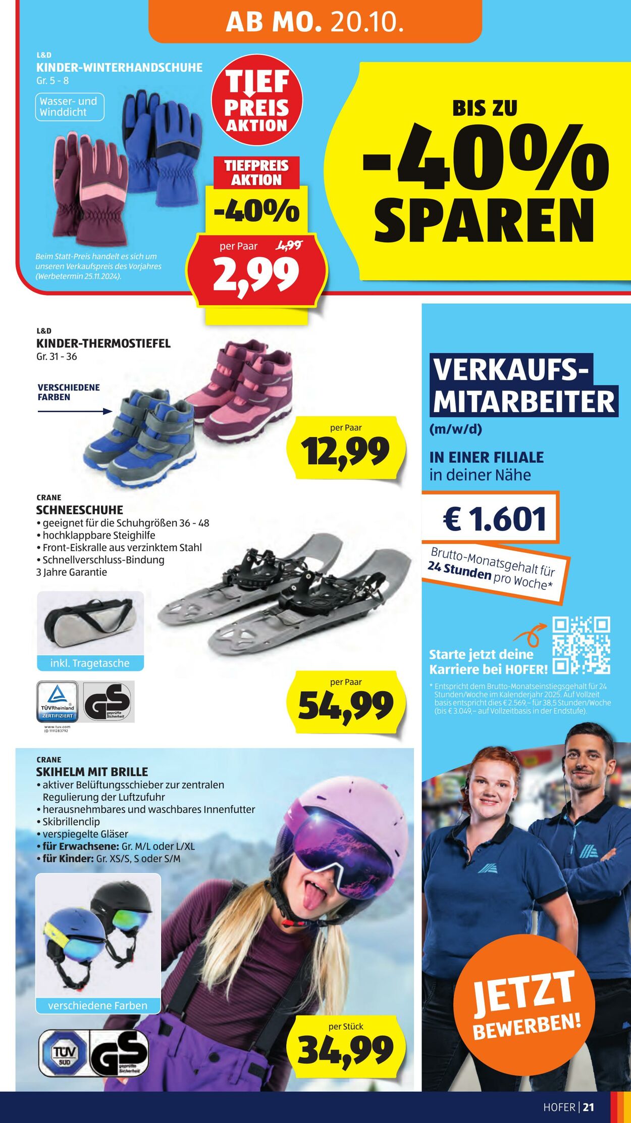Prospekt Hofer 17.10.2025 - 23.10.2025