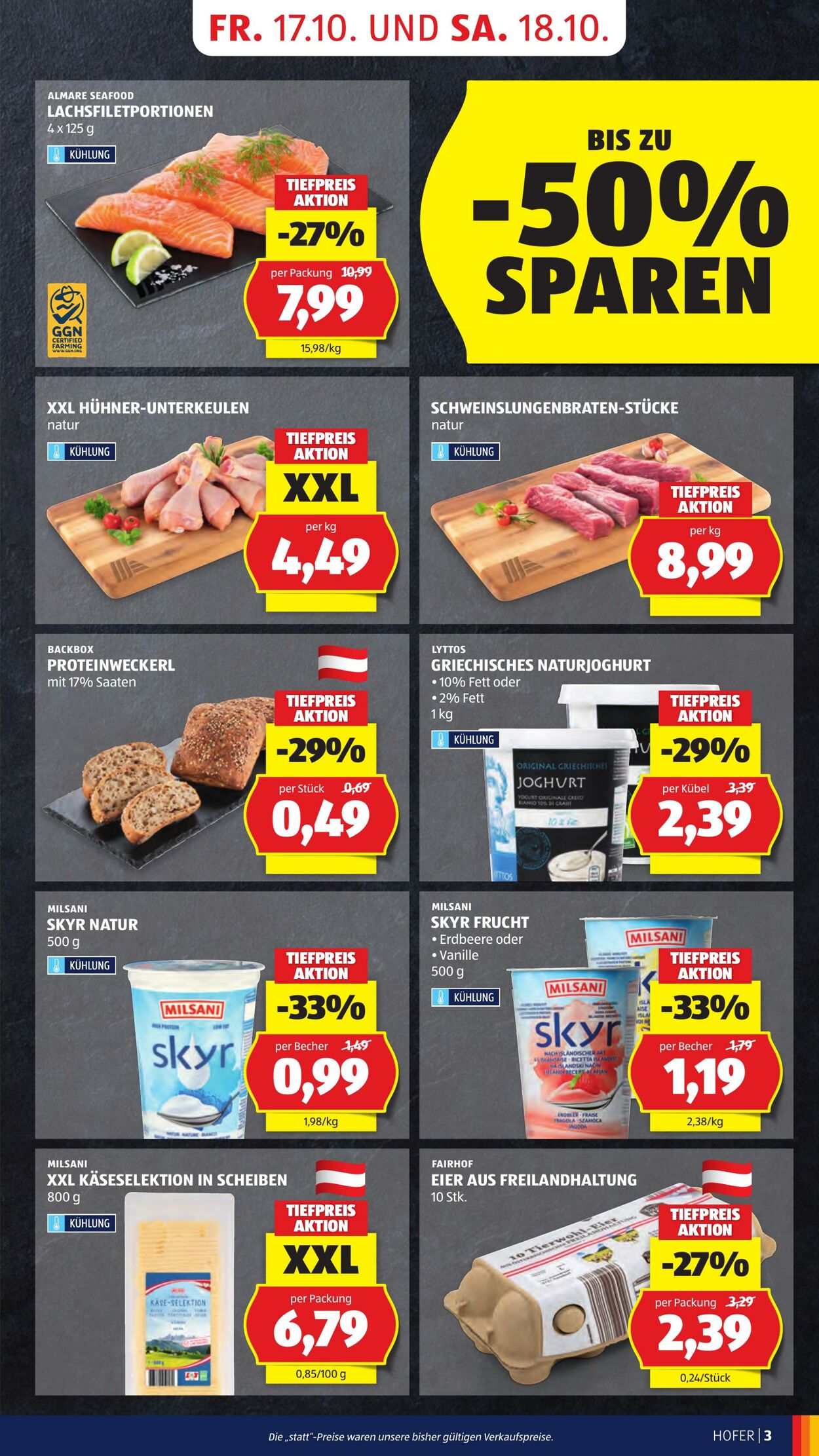 Prospekt Hofer 17.10.2025 - 23.10.2025