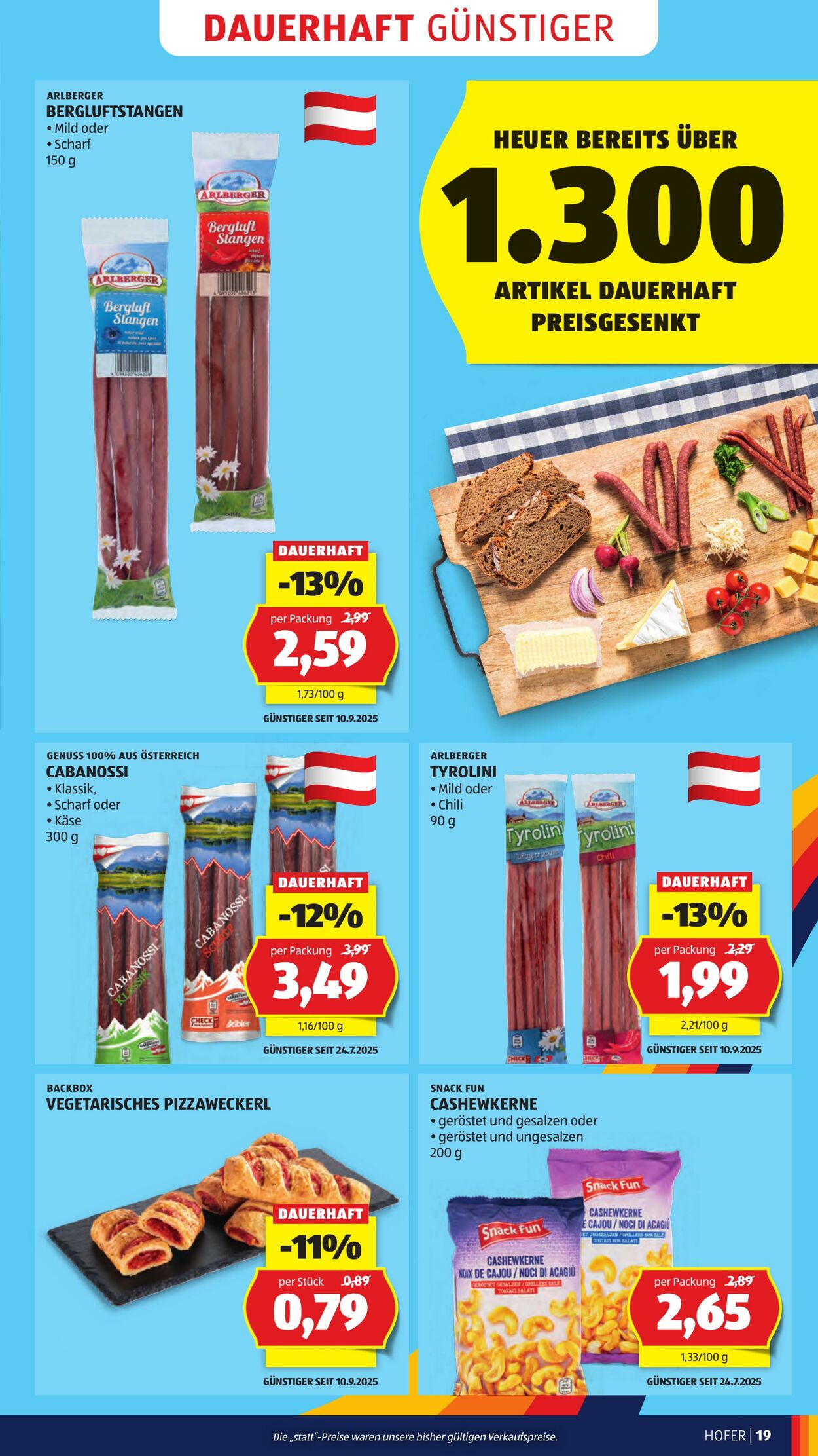Prospekt Hofer 17.10.2025 - 23.10.2025