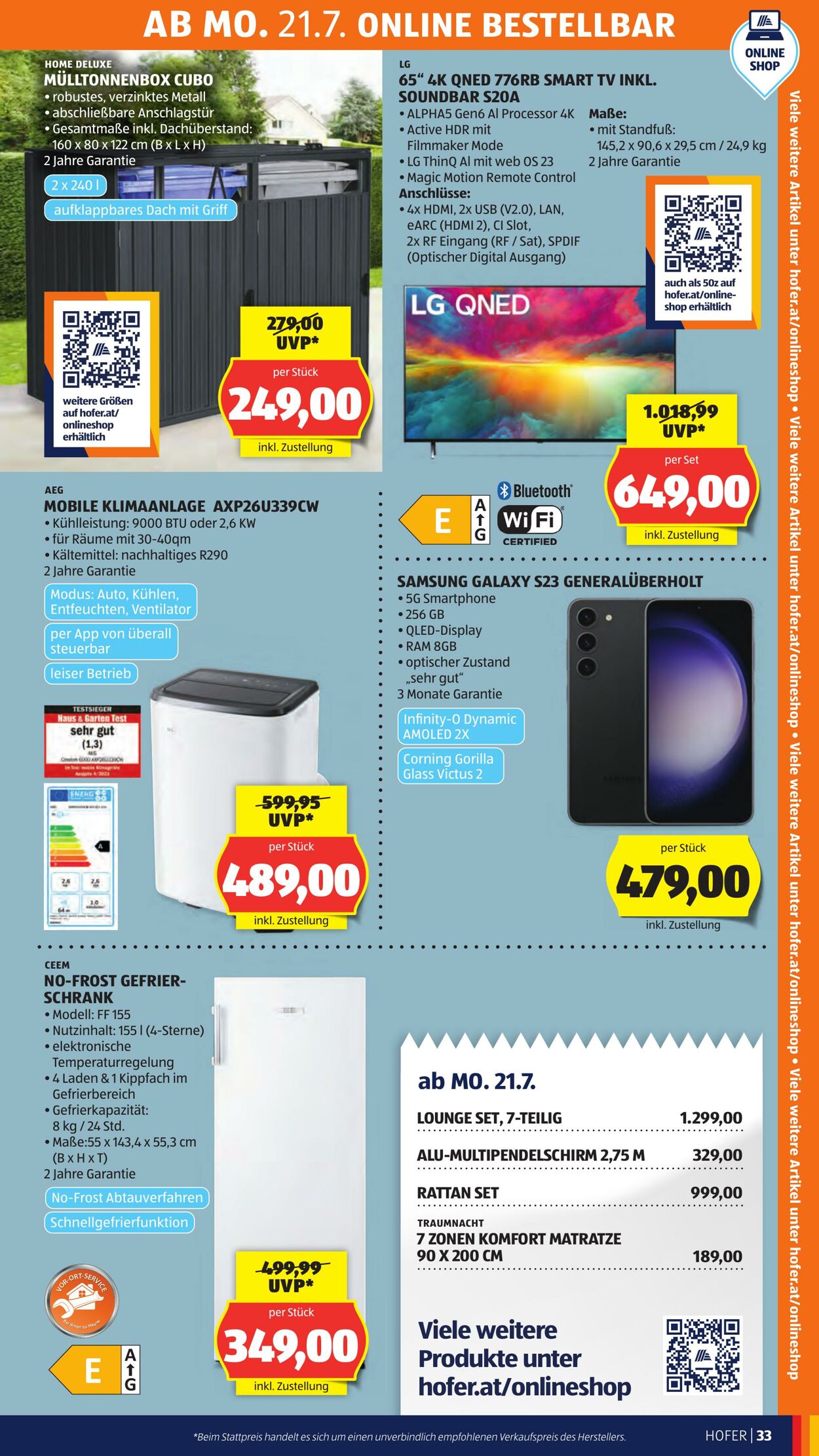 Prospekt Hofer 18.07.2025 - 24.07.2025