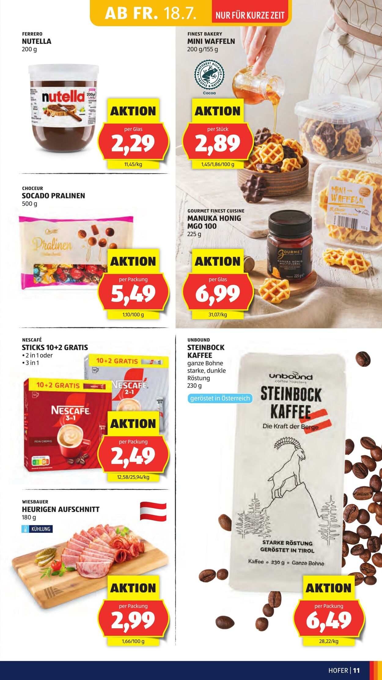 Prospekt Hofer 18.07.2025 - 24.07.2025