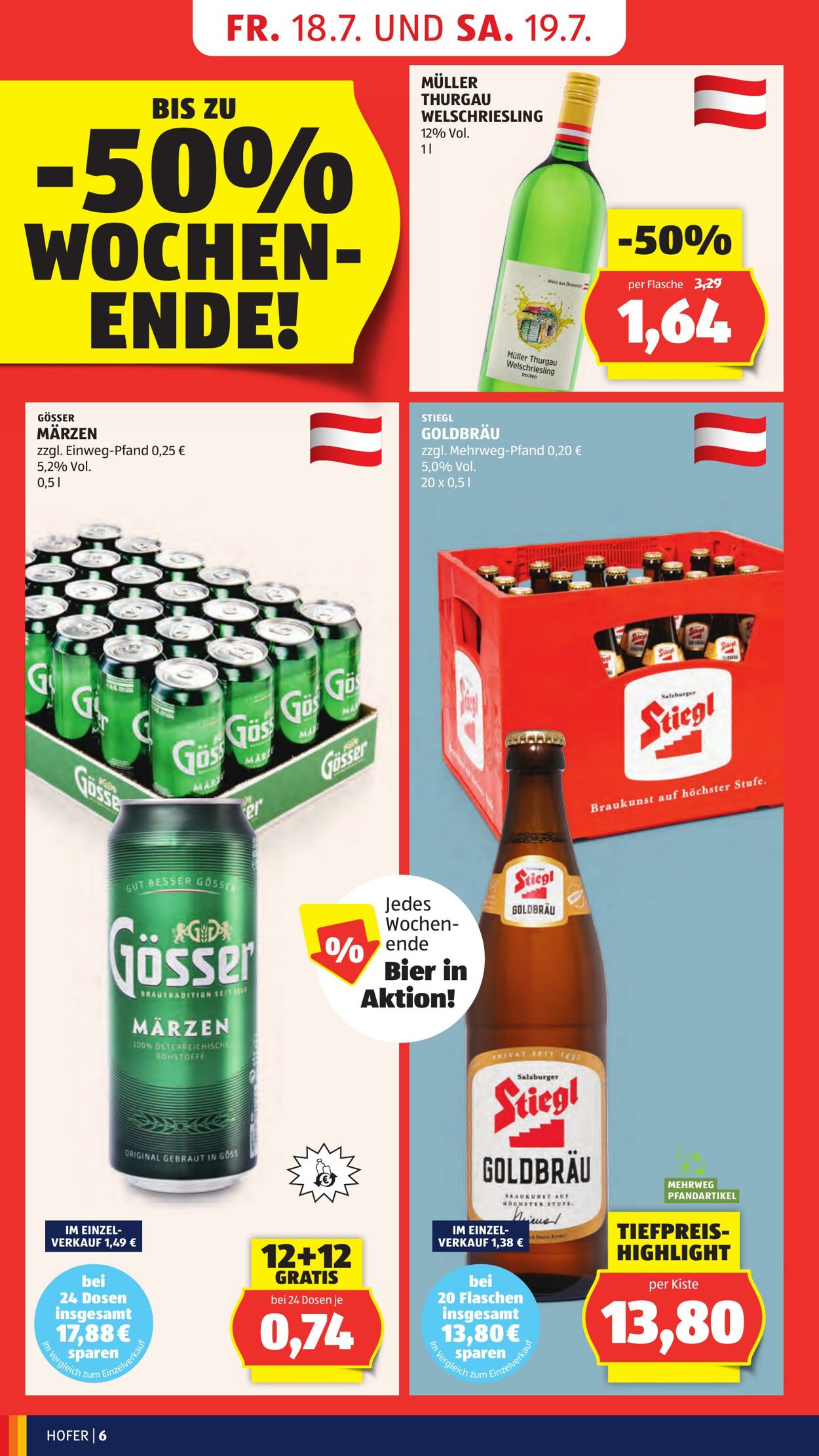 Prospekt Hofer 18.07.2025 - 24.07.2025