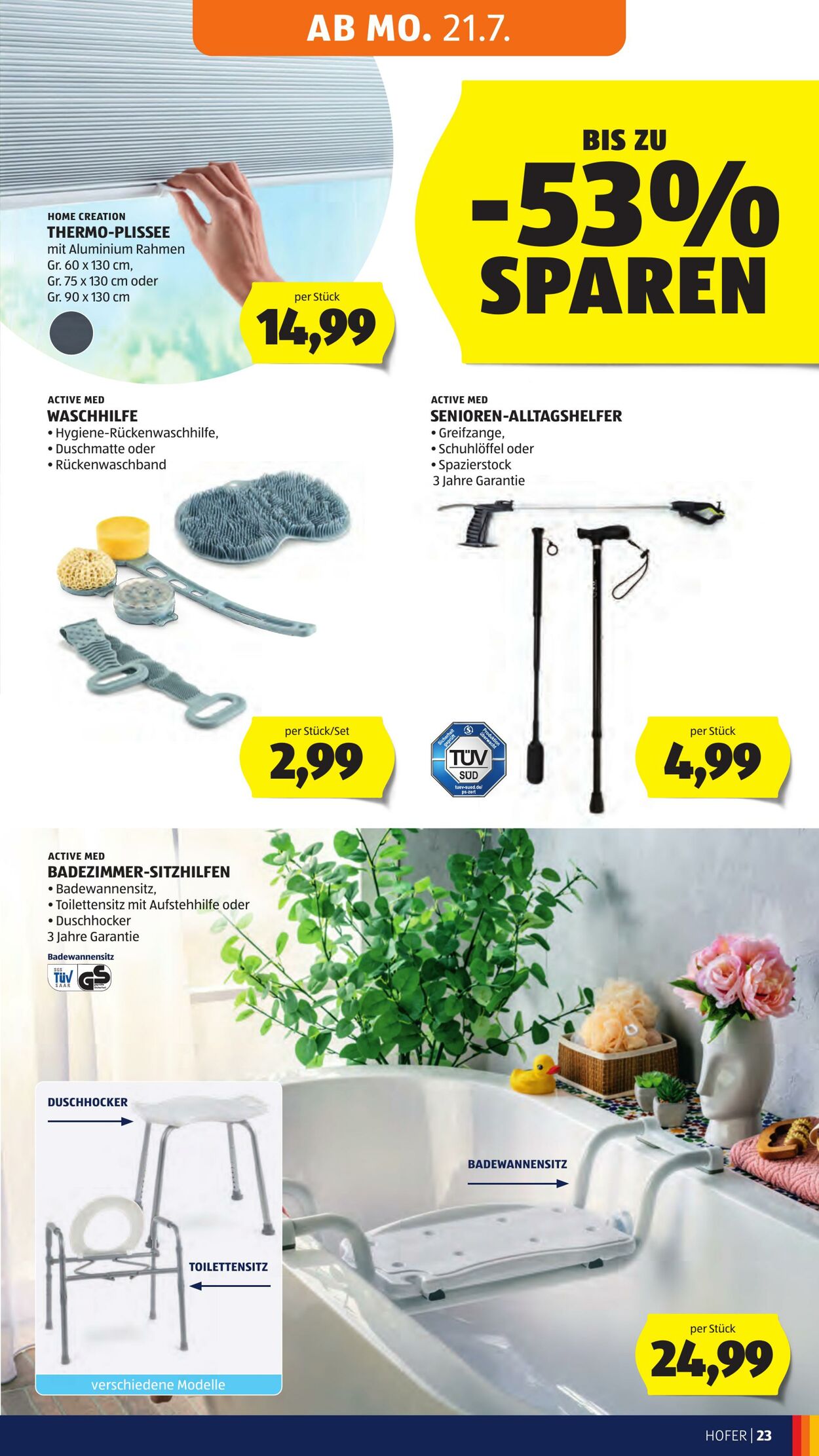 Prospekt Hofer 18.07.2025 - 24.07.2025