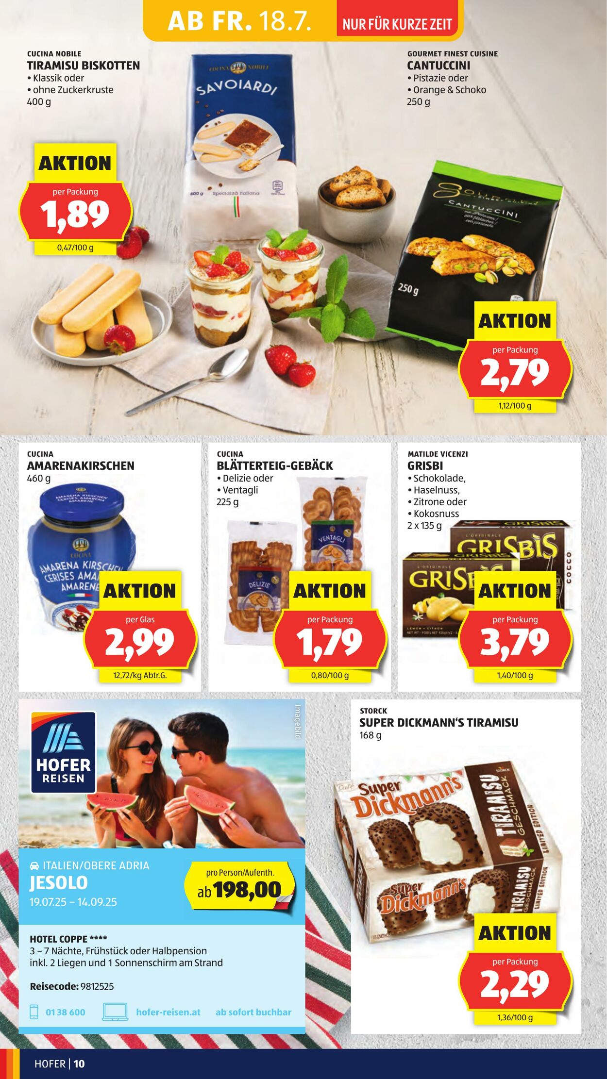 Prospekt Hofer 18.07.2025 - 24.07.2025