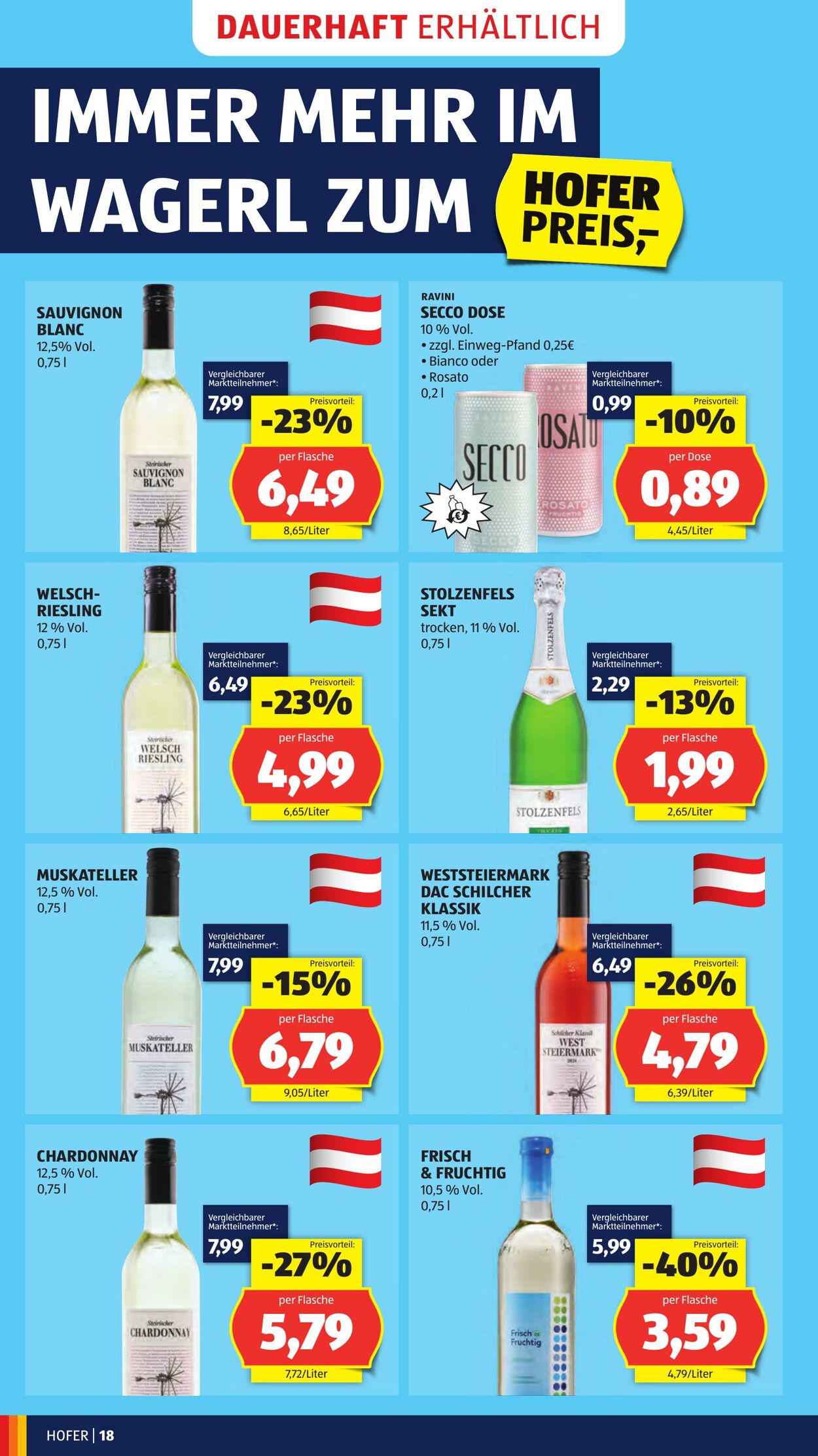 Prospekt Hofer 18.07.2025 - 24.07.2025