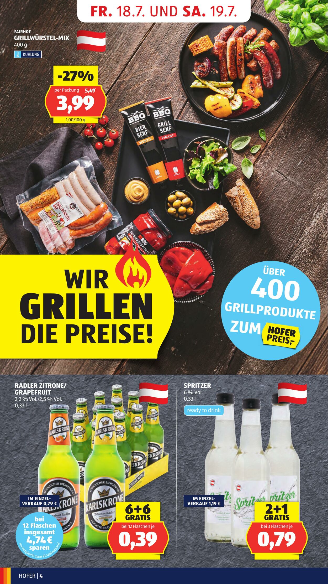 Prospekt Hofer 18.07.2025 - 24.07.2025