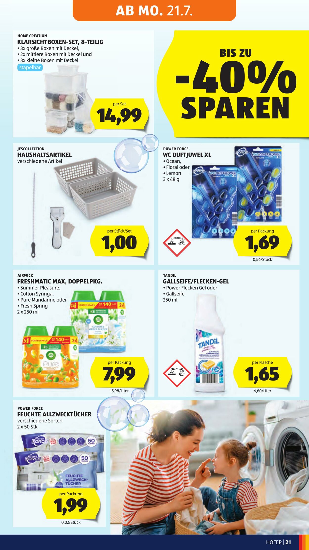 Prospekt Hofer 18.07.2025 - 24.07.2025