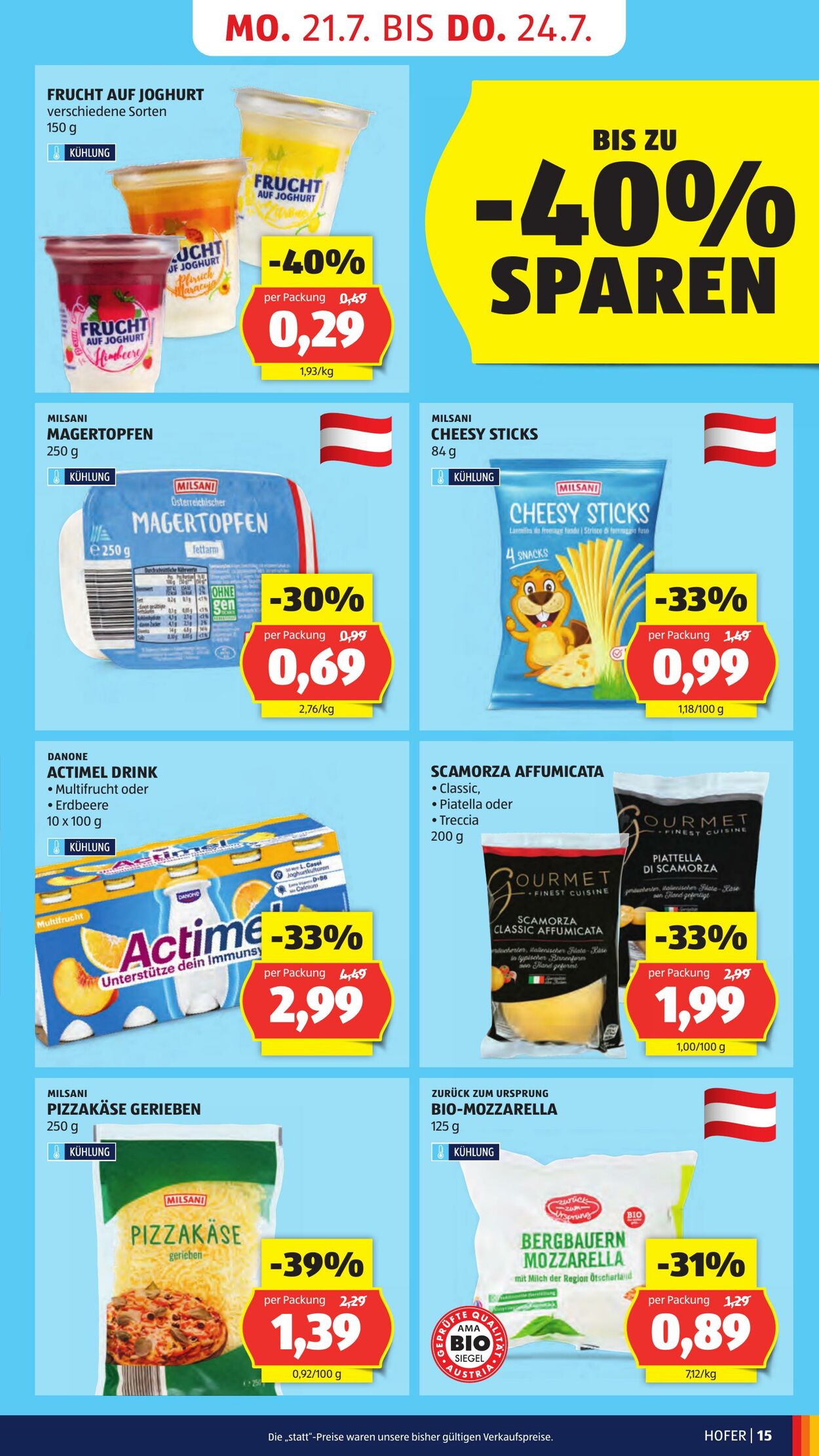 Prospekt Hofer 18.07.2025 - 24.07.2025