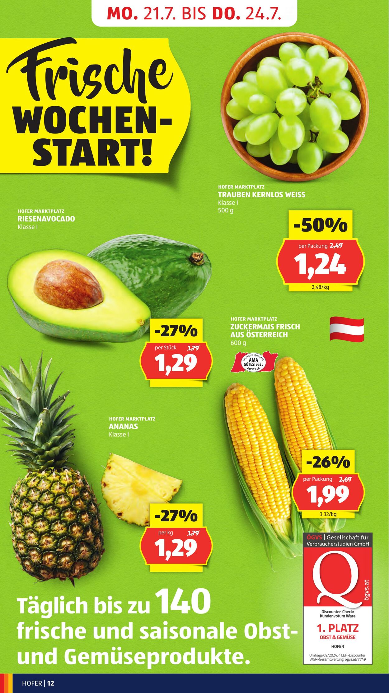 Prospekt Hofer 18.07.2025 - 24.07.2025