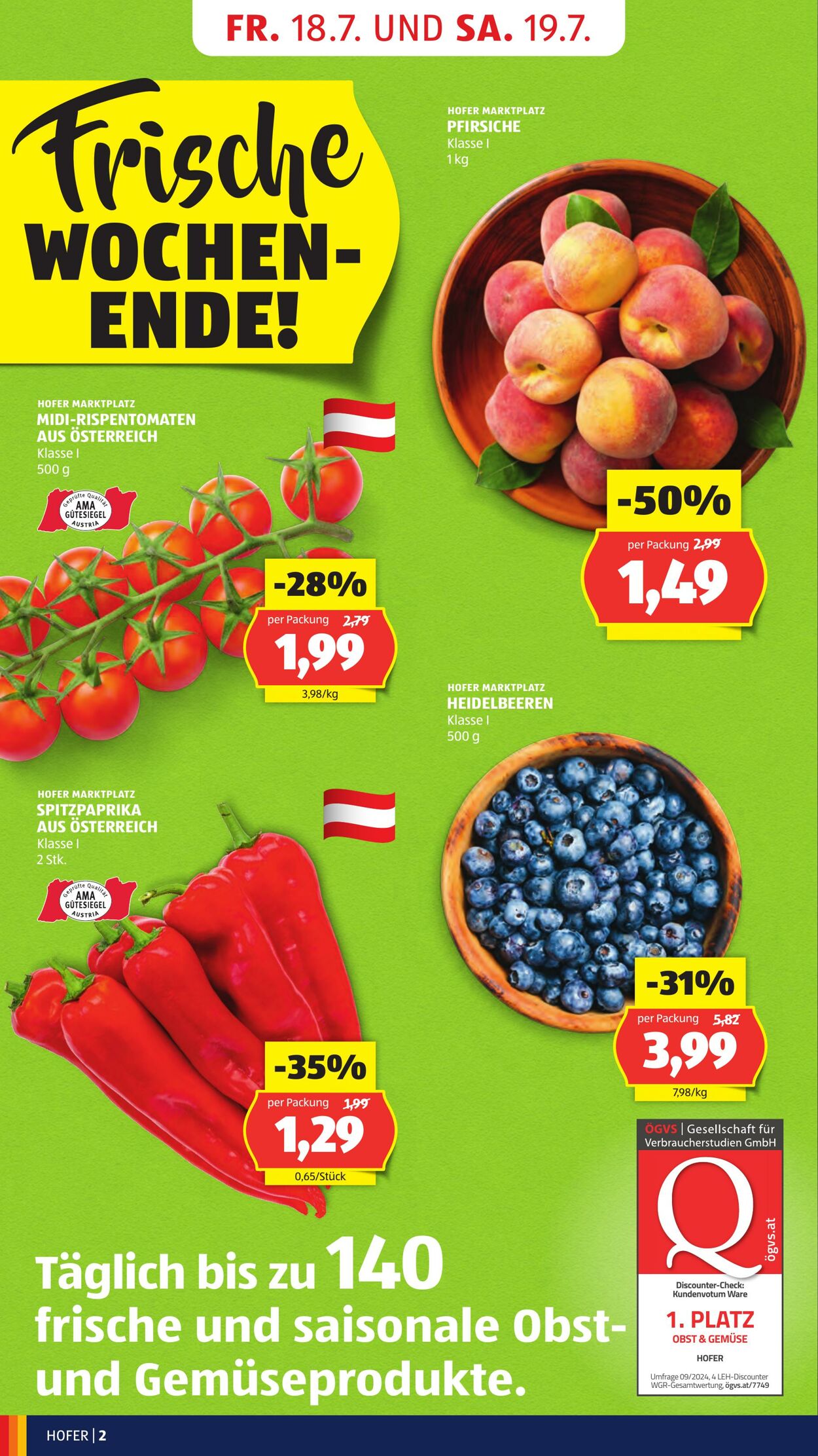 Prospekt Hofer 18.07.2025 - 24.07.2025