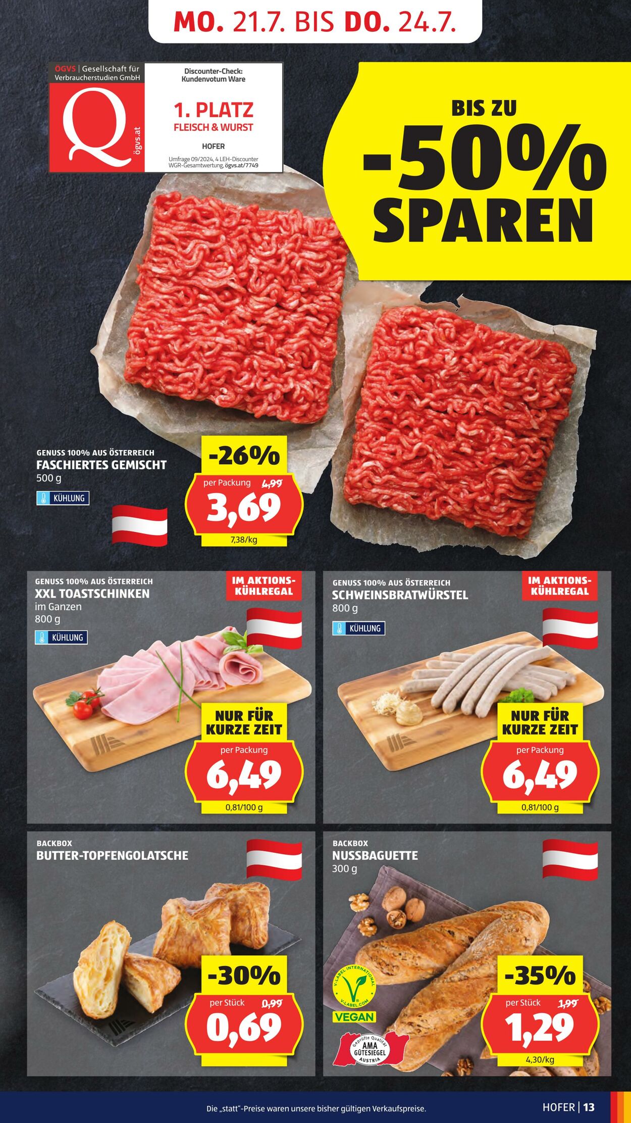 Prospekt Hofer 18.07.2025 - 24.07.2025