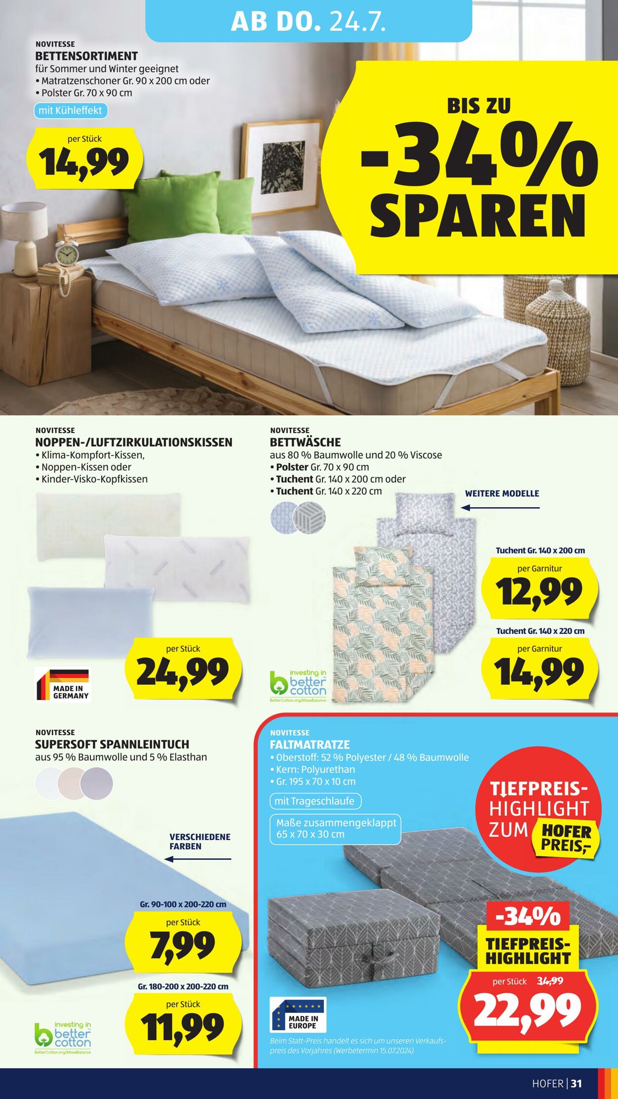 Prospekt Hofer 18.07.2025 - 24.07.2025