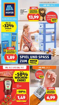 Prospekt Hofer 18.07.2025 - 24.07.2025
