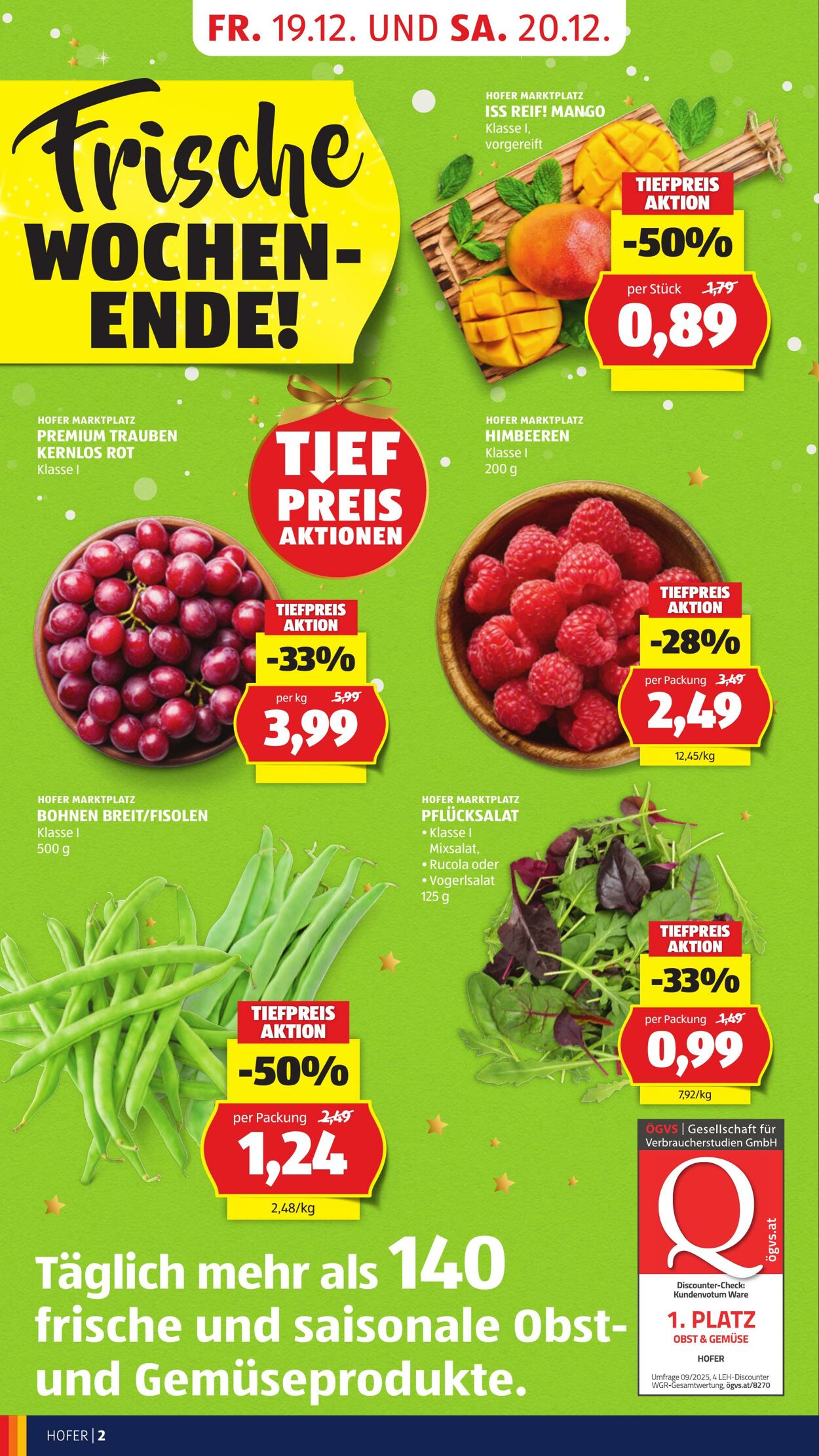 Prospekt Hofer 19.12.2025 - 24.12.2025