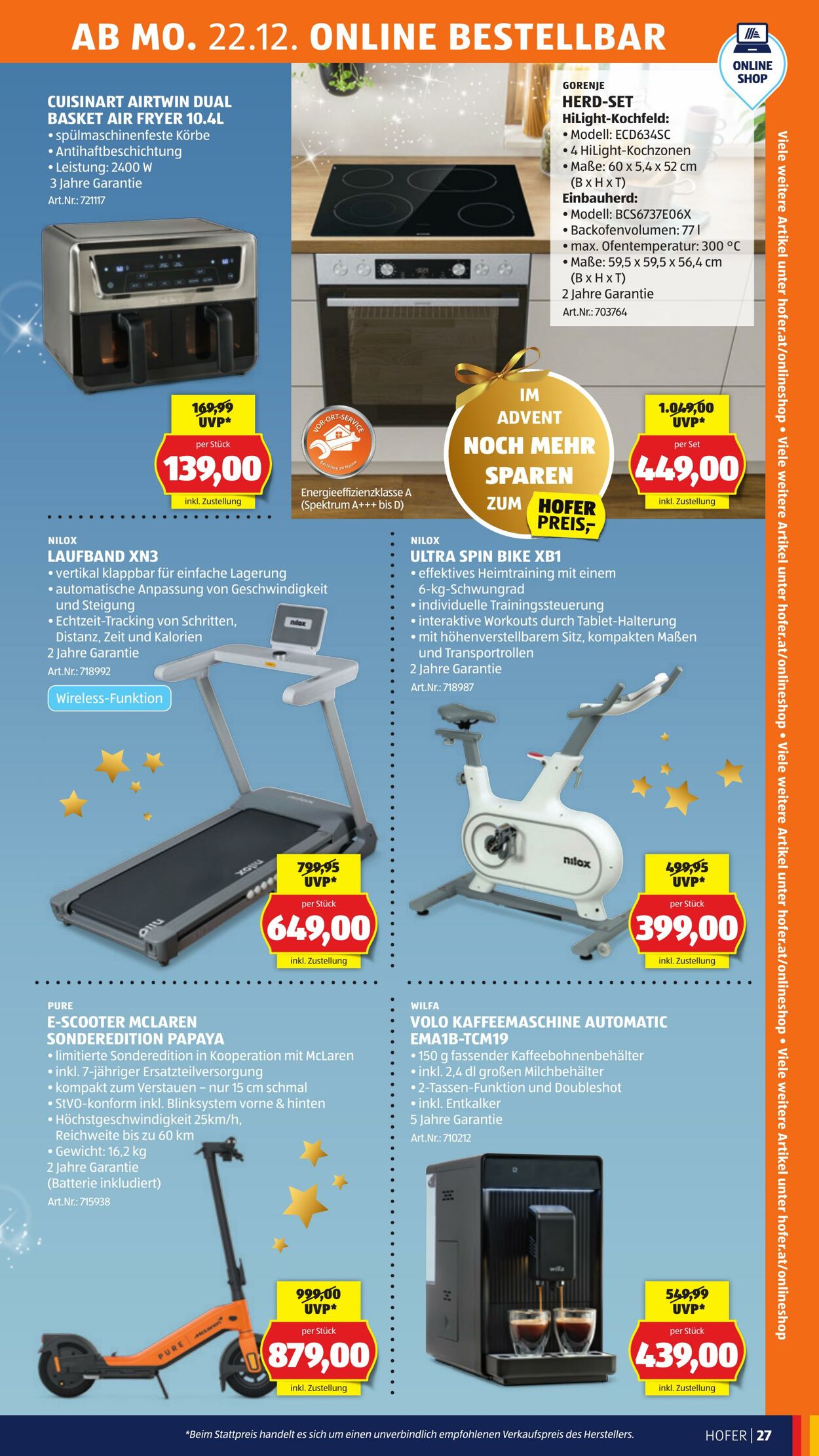 Prospekt Hofer 19.12.2025 - 24.12.2025