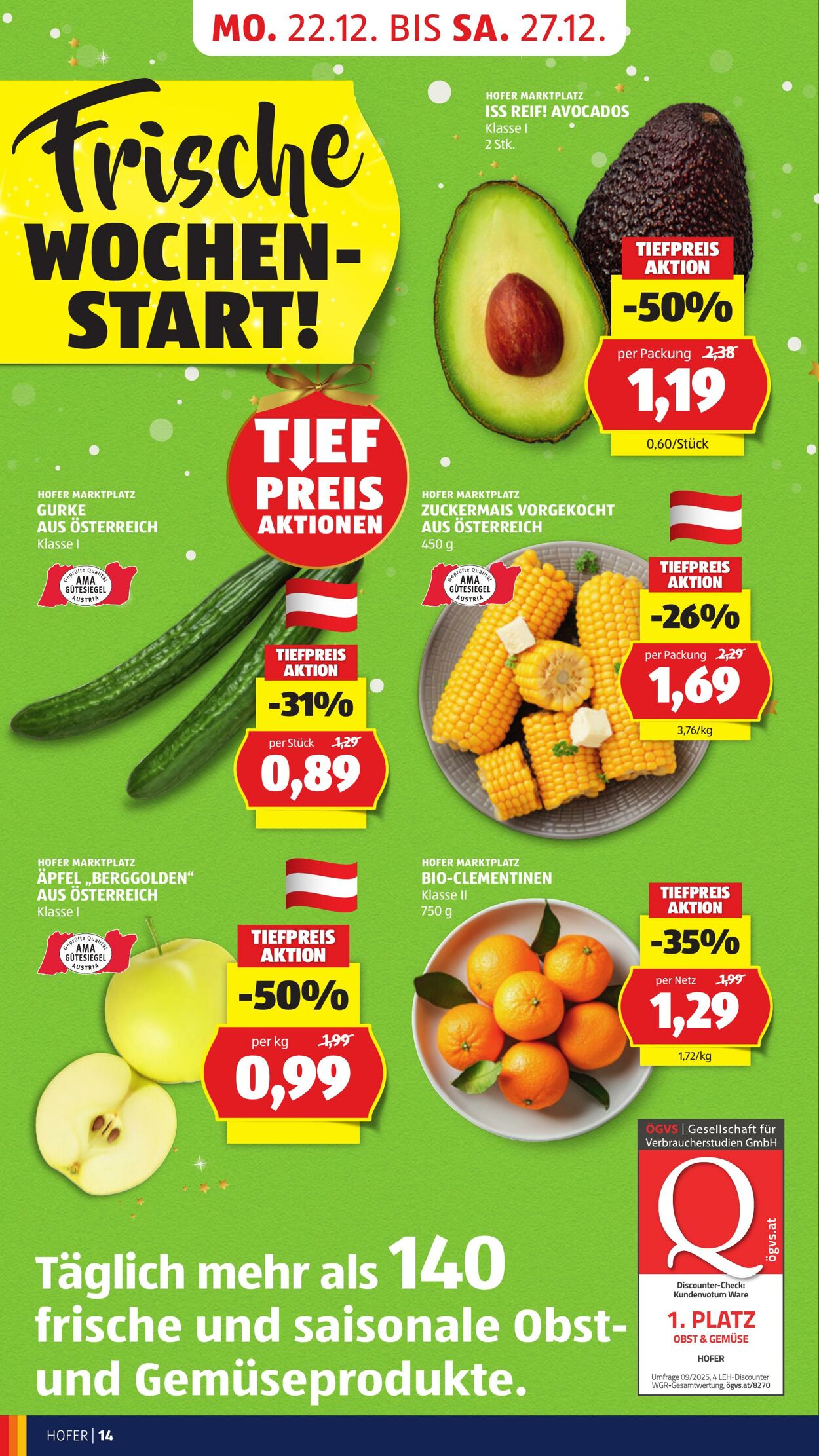 Prospekt Hofer 19.12.2025 - 24.12.2025