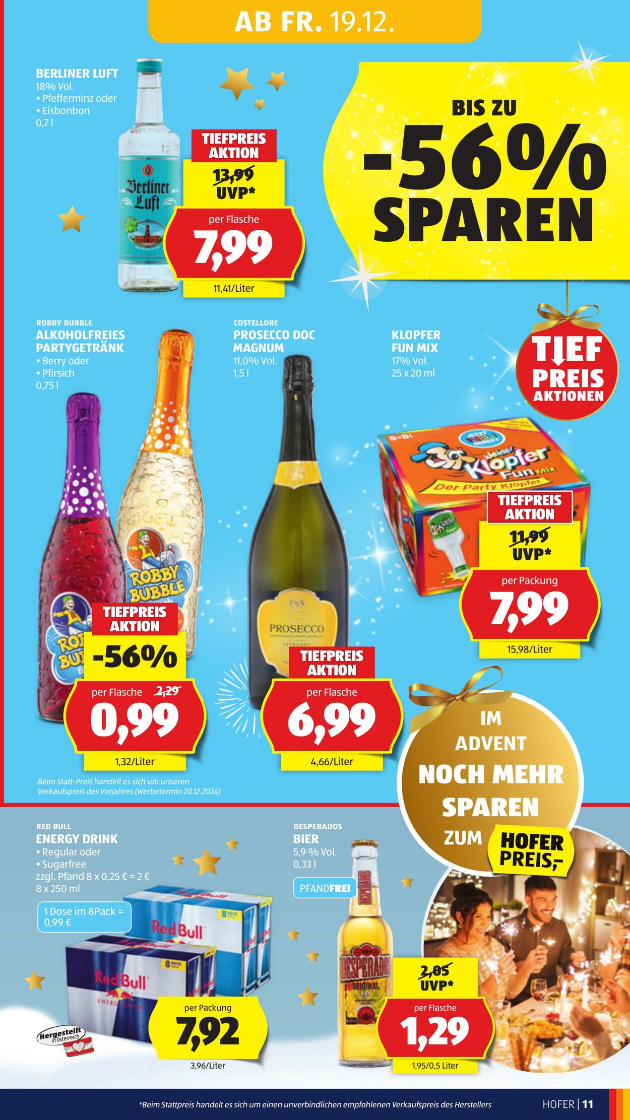 Prospekt Hofer 19.12.2025 - 24.12.2025