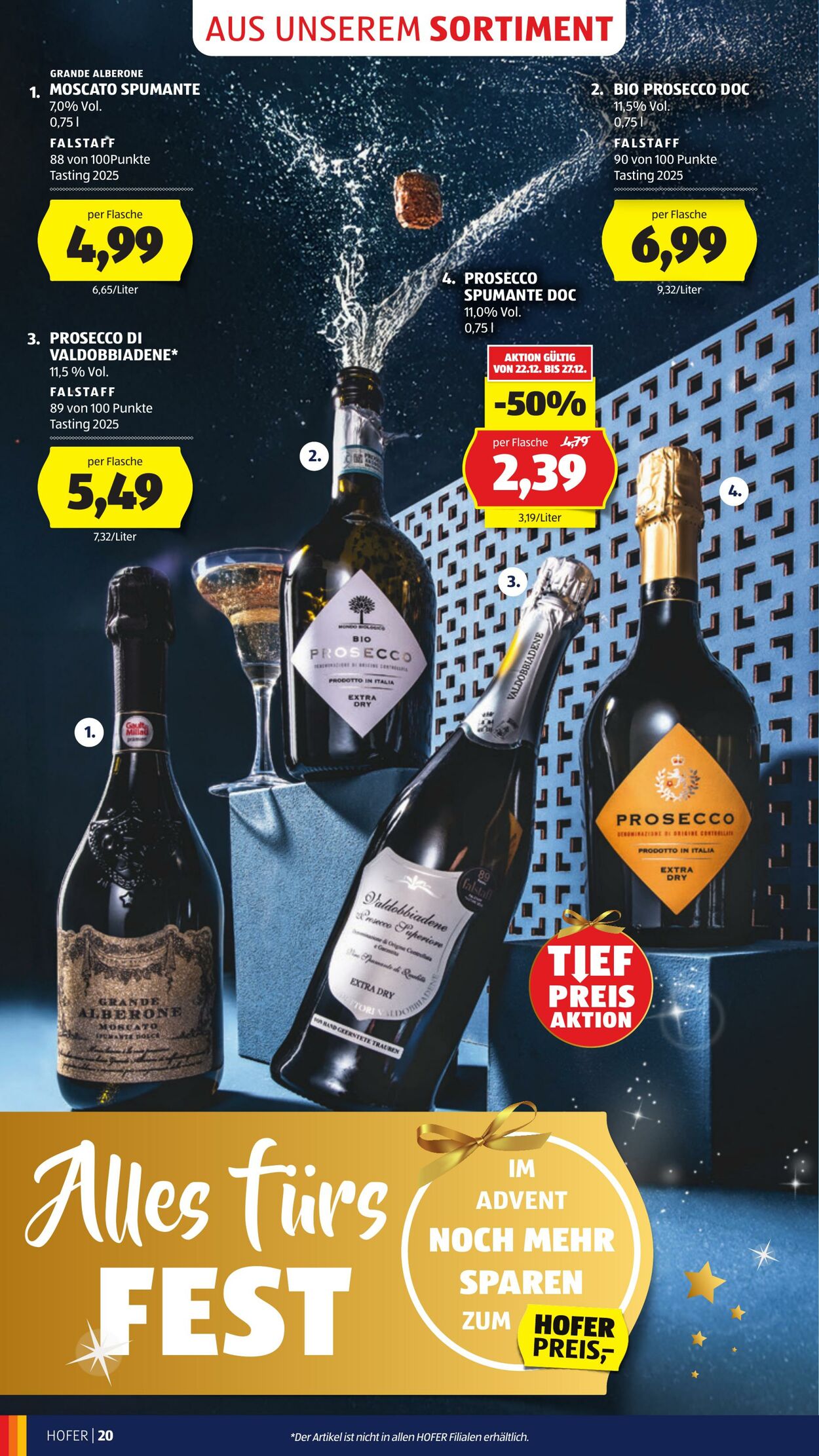 Prospekt Hofer 19.12.2025 - 24.12.2025