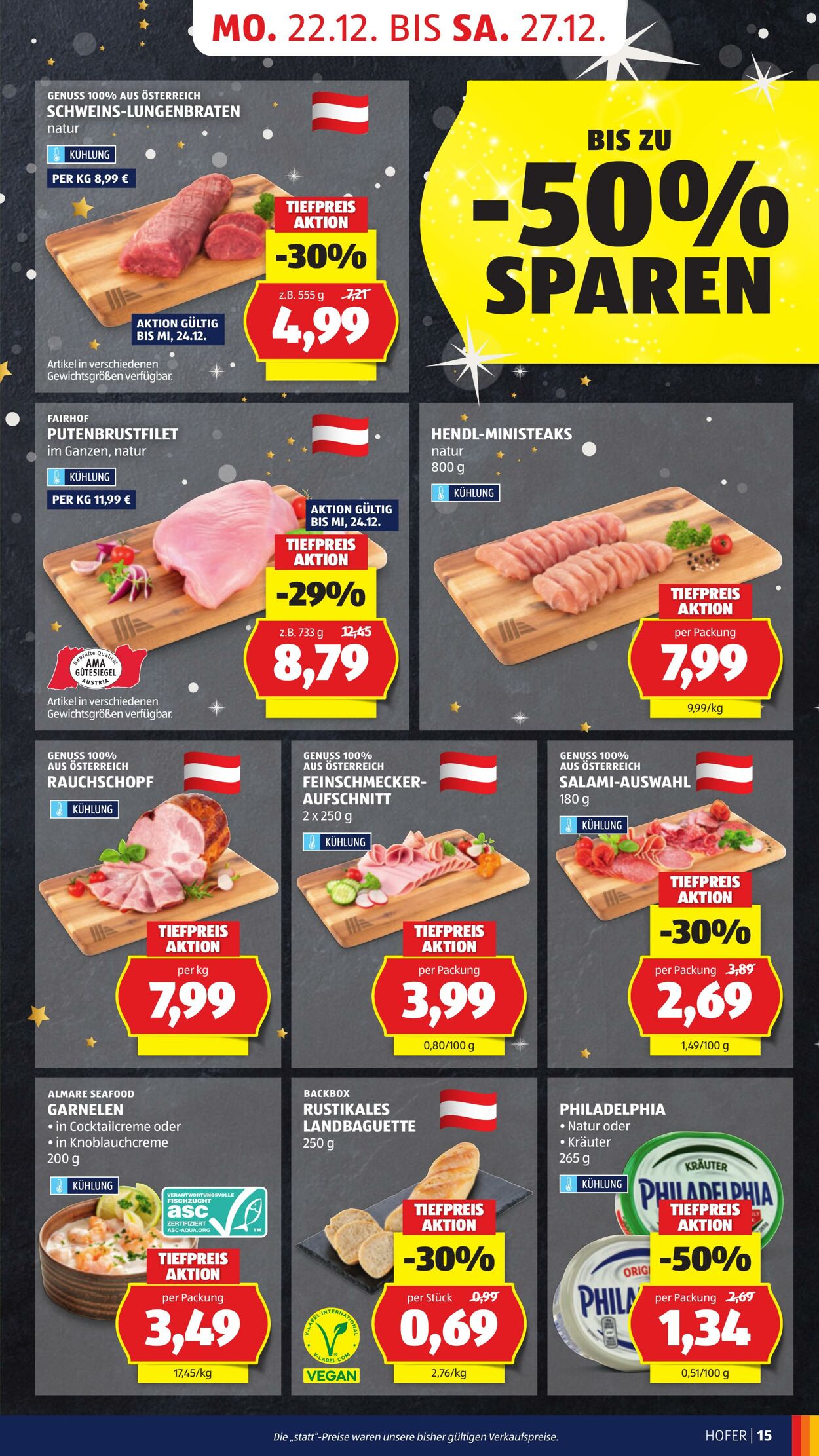 Prospekt Hofer 19.12.2025 - 24.12.2025