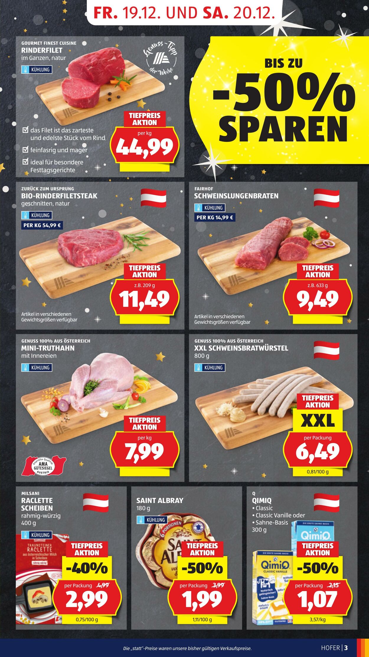 Prospekt Hofer 19.12.2025 - 24.12.2025