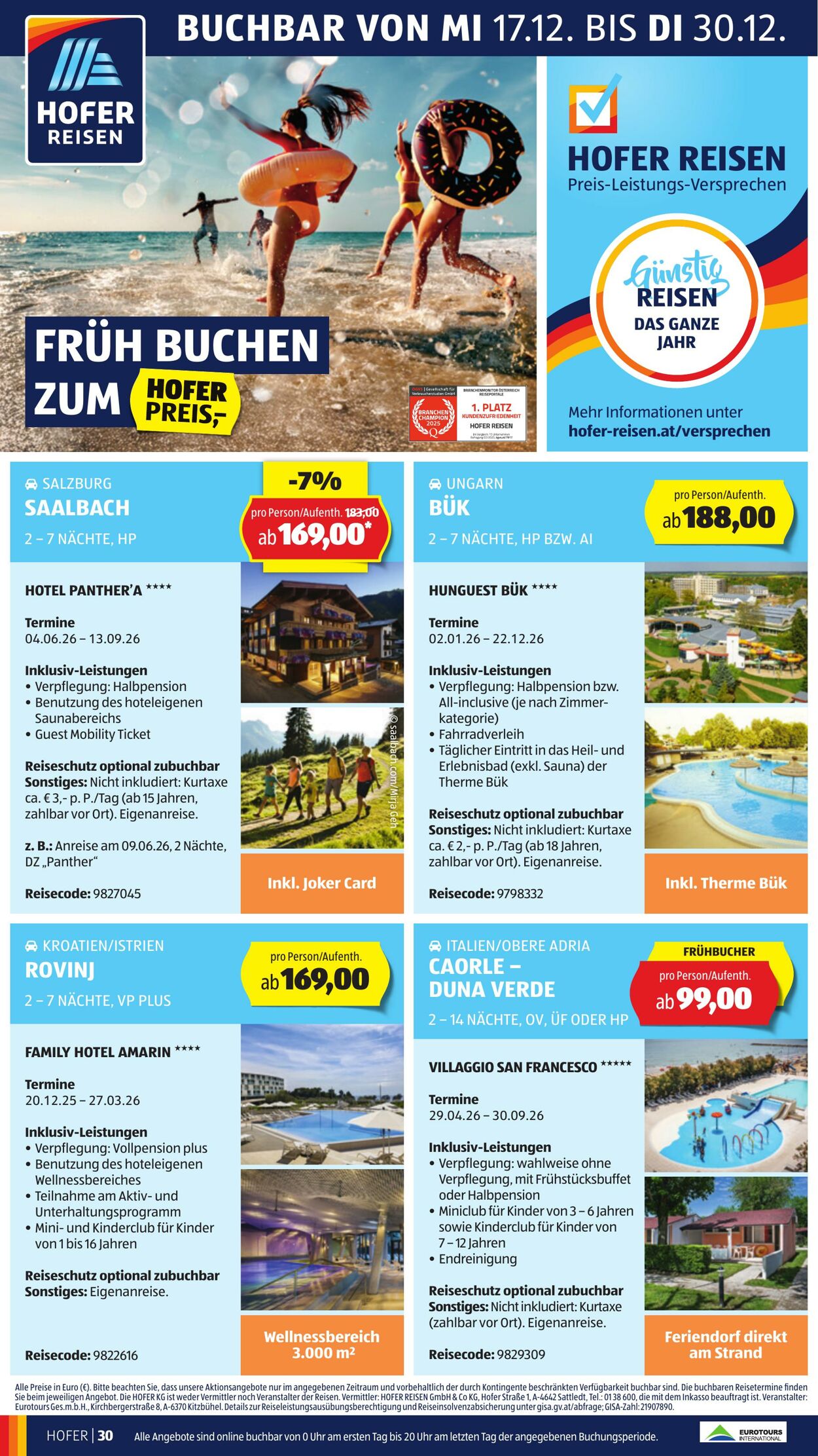 Prospekt Hofer 19.12.2025 - 24.12.2025