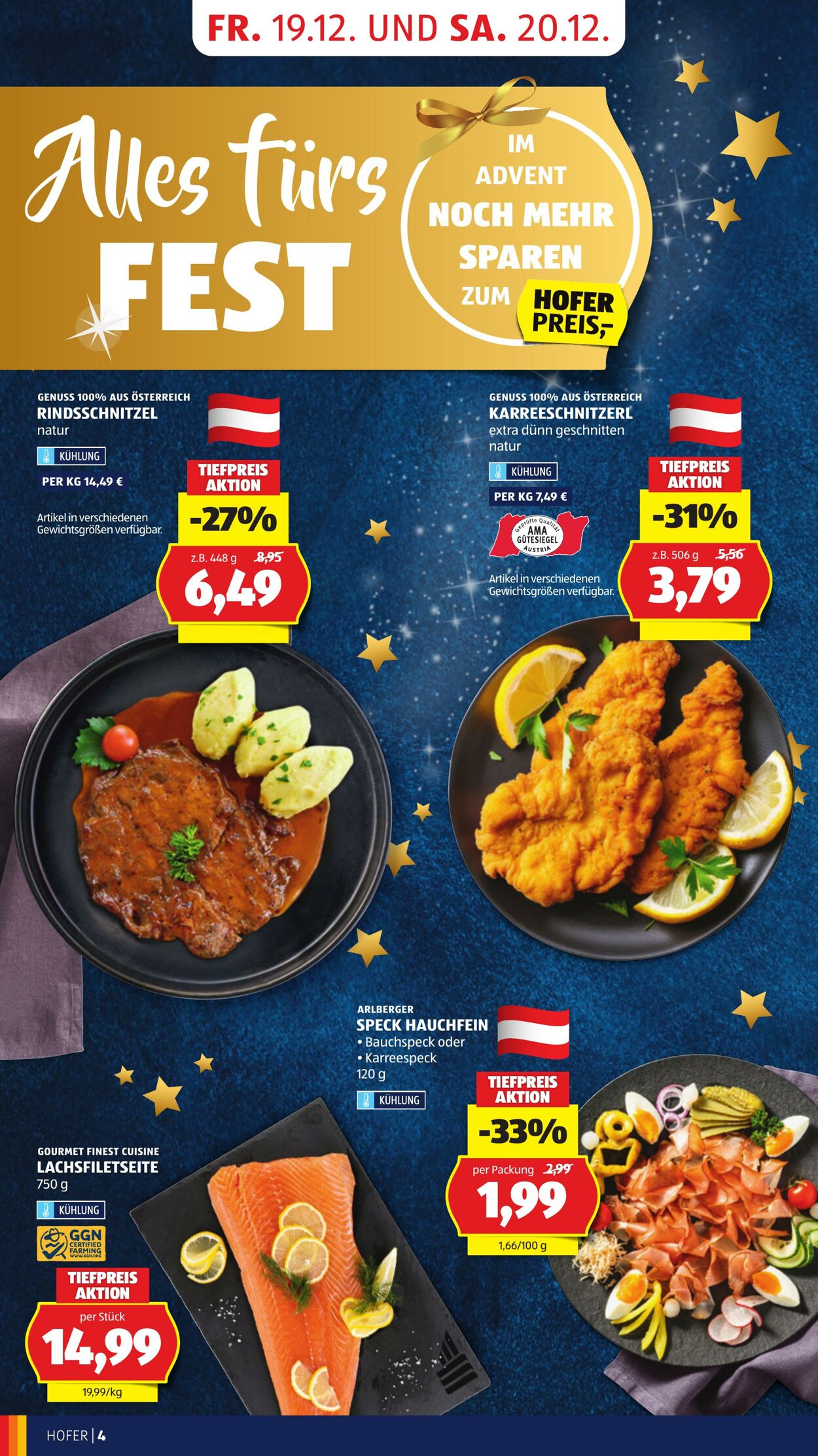 Prospekt Hofer 19.12.2025 - 24.12.2025