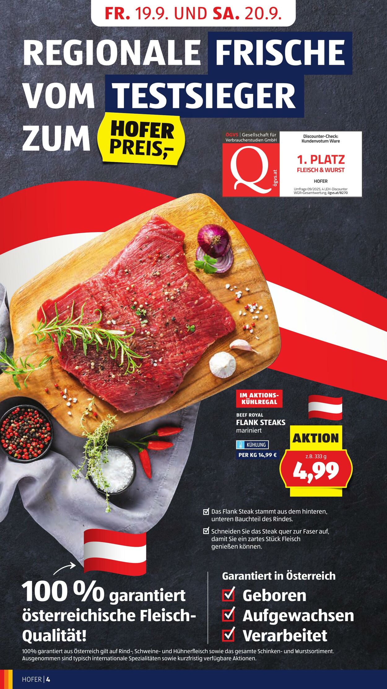 Prospekt Hofer 19.09.2025 - 25.09.2025