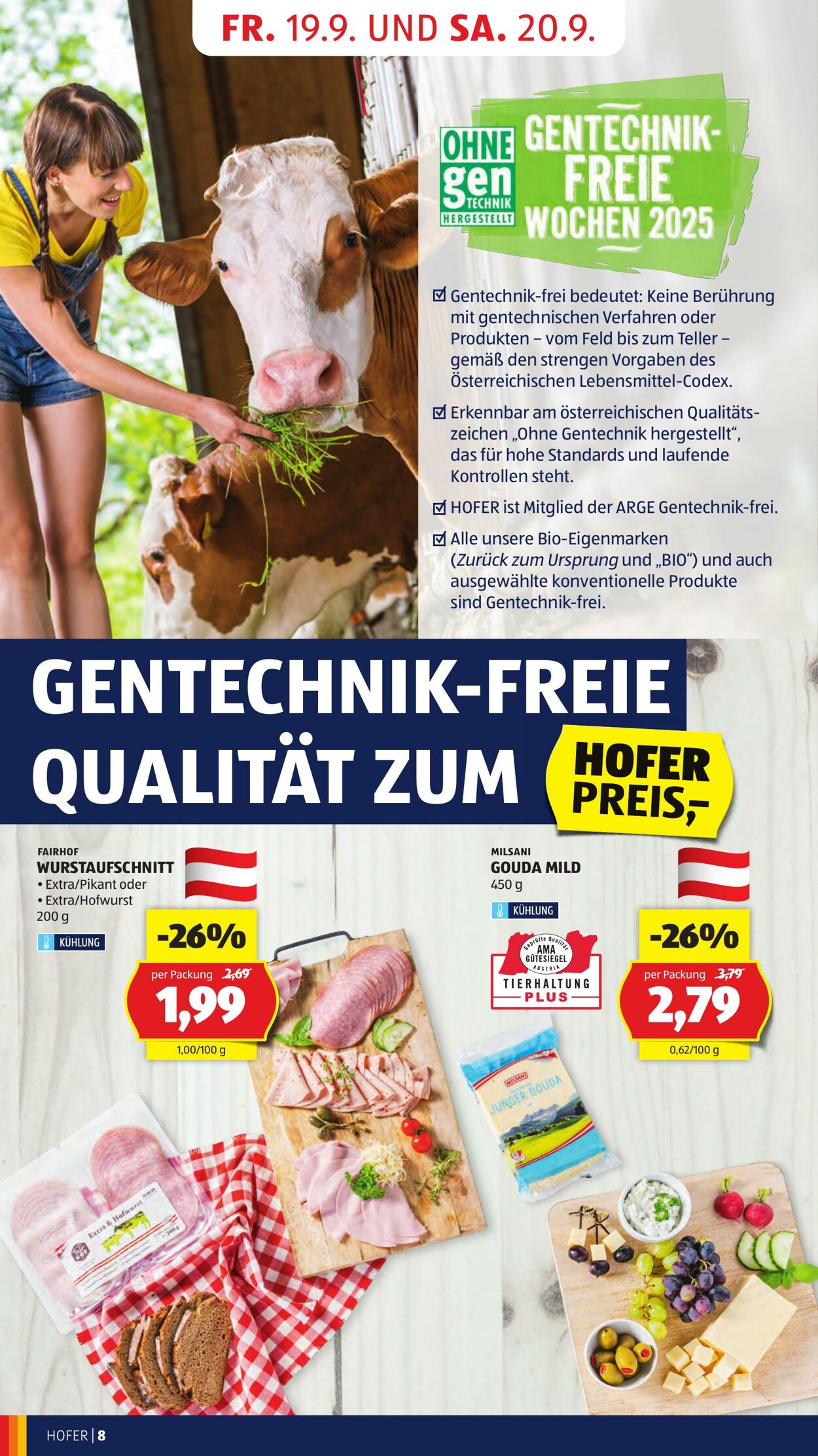 Prospekt Hofer 19.09.2025 - 25.09.2025