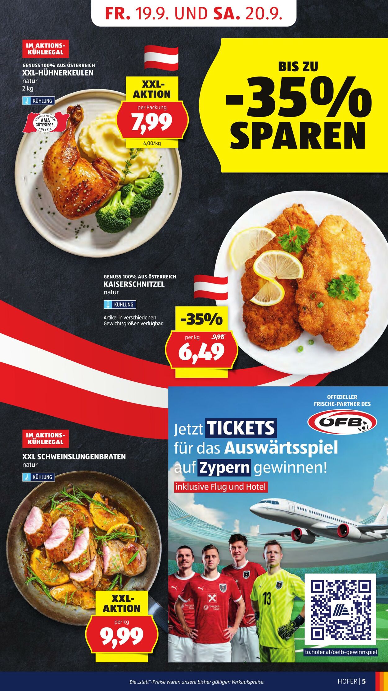 Prospekt Hofer 19.09.2025 - 25.09.2025