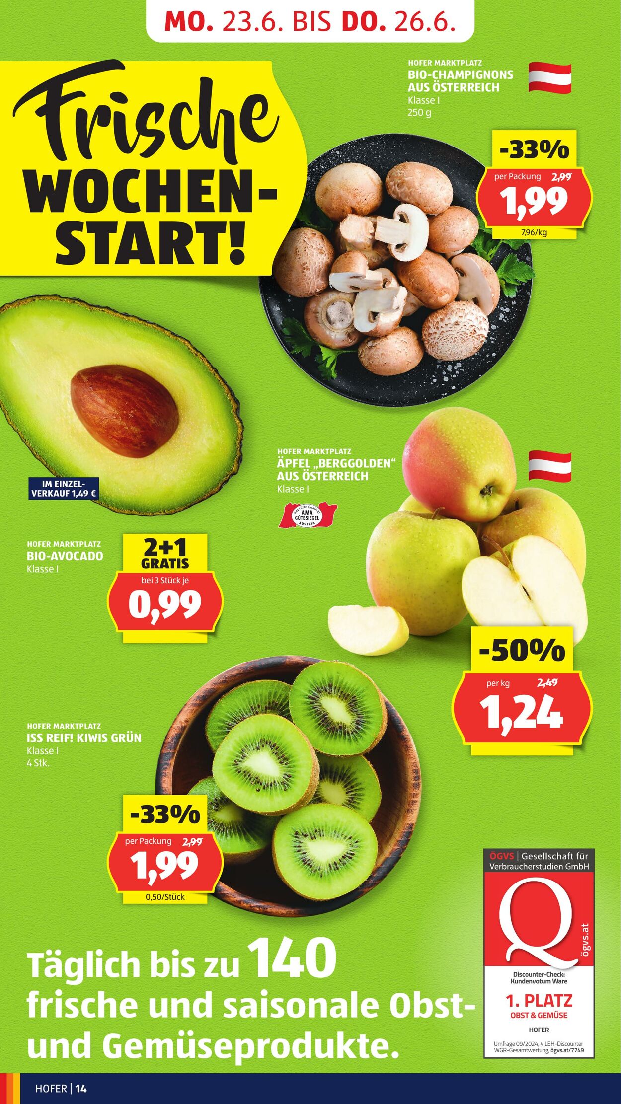 Prospekt Hofer 20.06.2025 - 26.06.2025