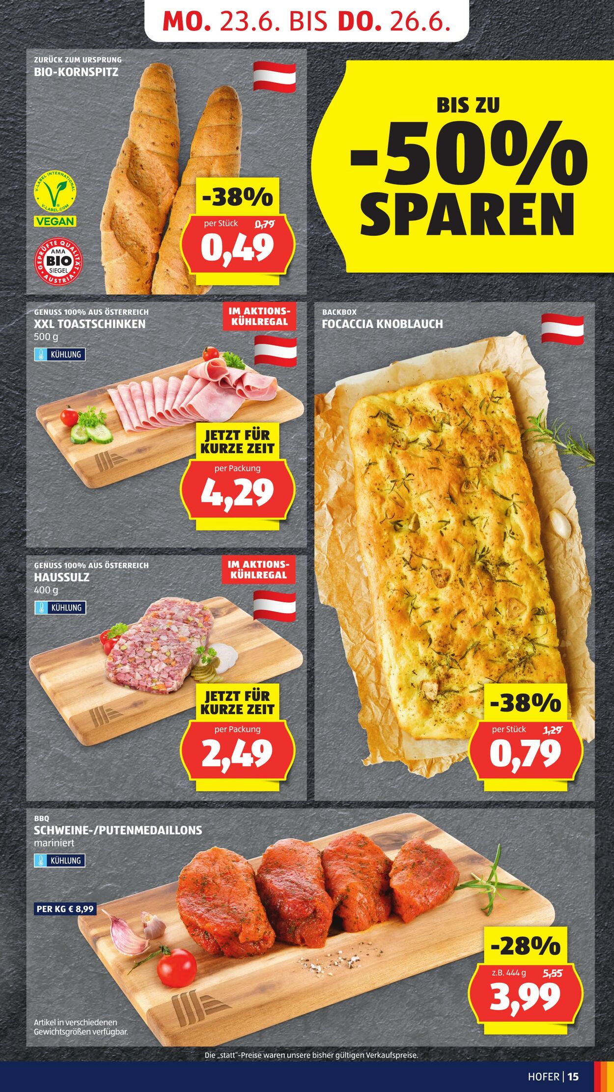 Prospekt Hofer 20.06.2025 - 26.06.2025