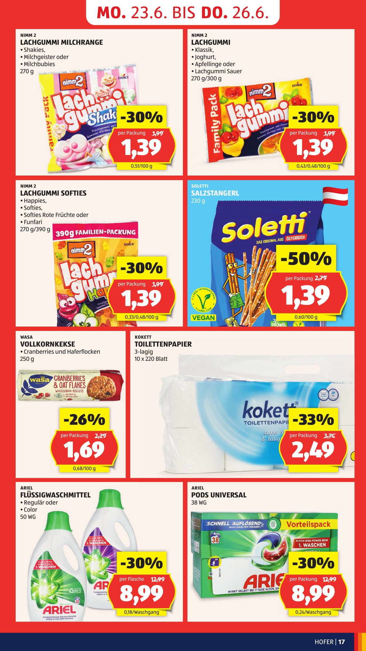 Prospekt Hofer 20.06.2025 - 26.06.2025
