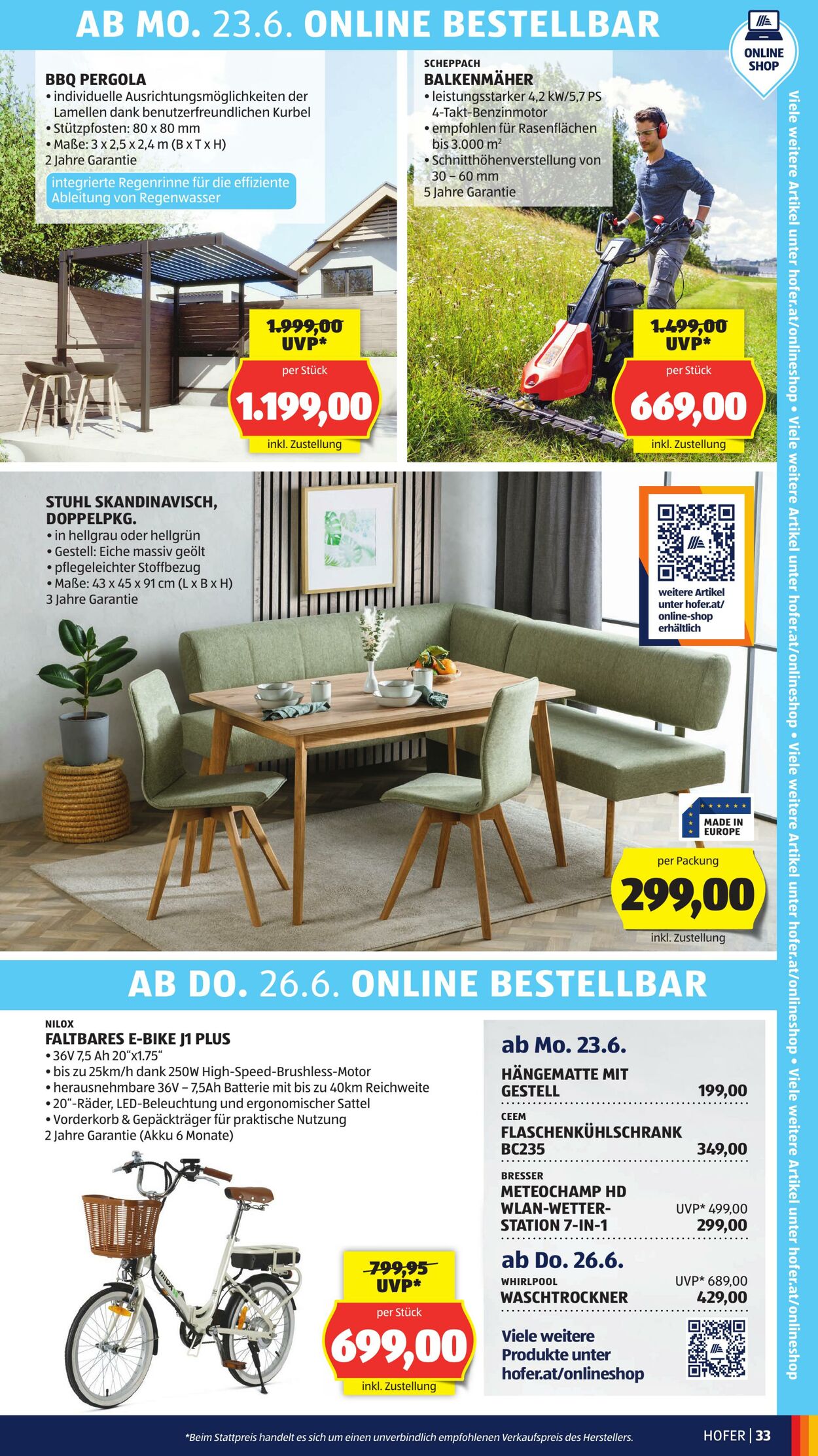 Prospekt Hofer 20.06.2025 - 26.06.2025